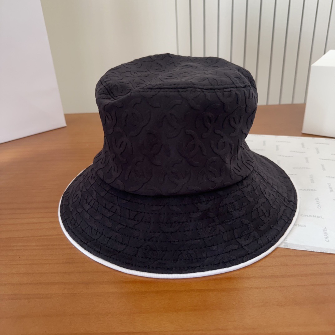 香奈儿CHANEL 新品高定渔夫帽，小香logo经典简约，时尚休闲设计 跑量新品