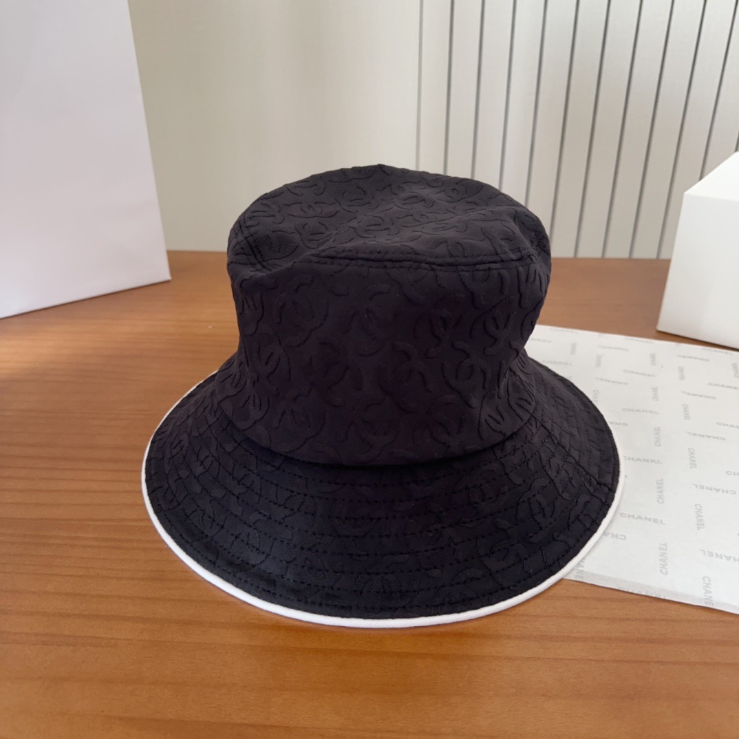 香奈儿CHANEL 新品高定渔夫帽，小香logo经典简约，时尚休闲设计 跑量新品