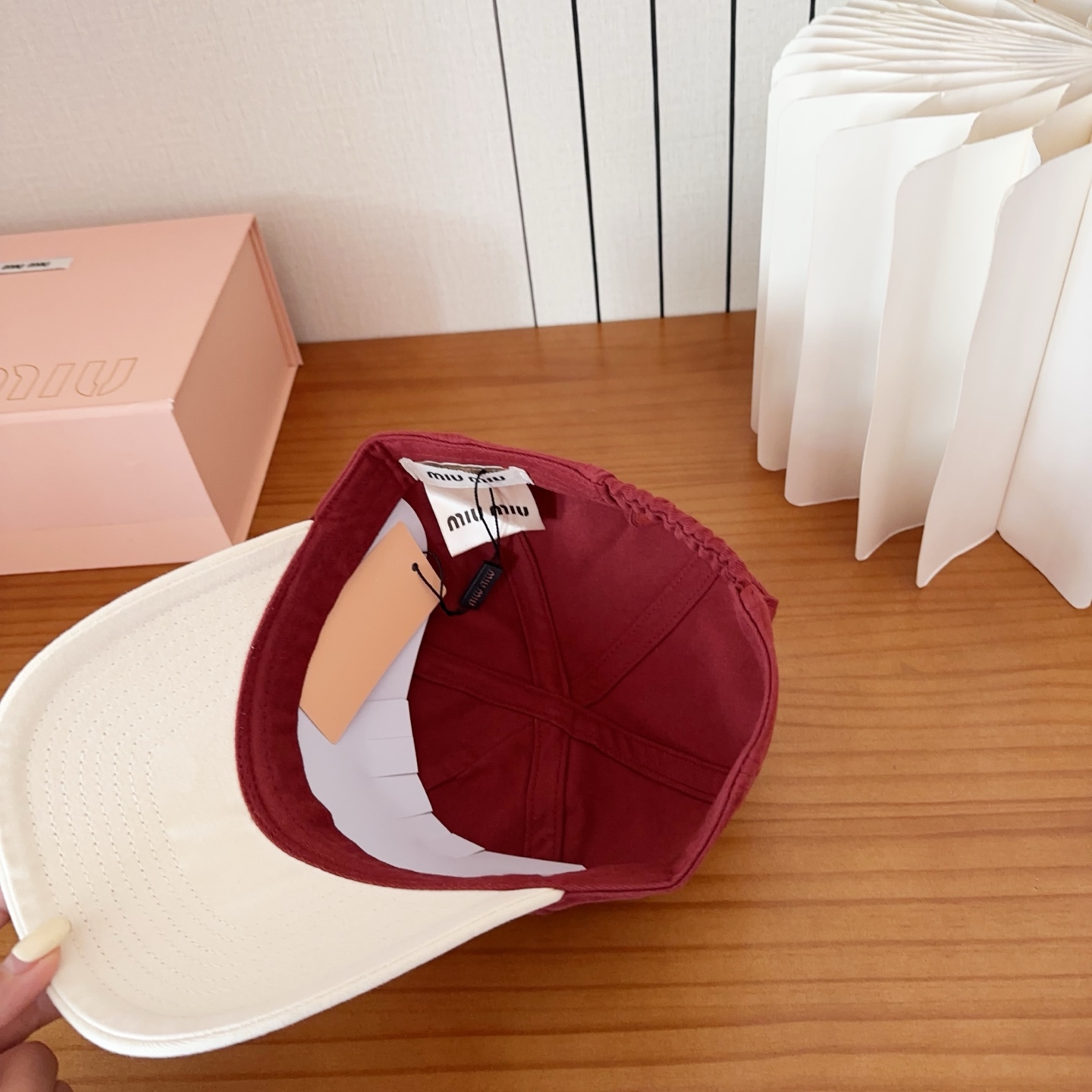 miumiu 缪缪秋冬新品棒球帽 原单正品开模订制，原版做工细致质量超赞！