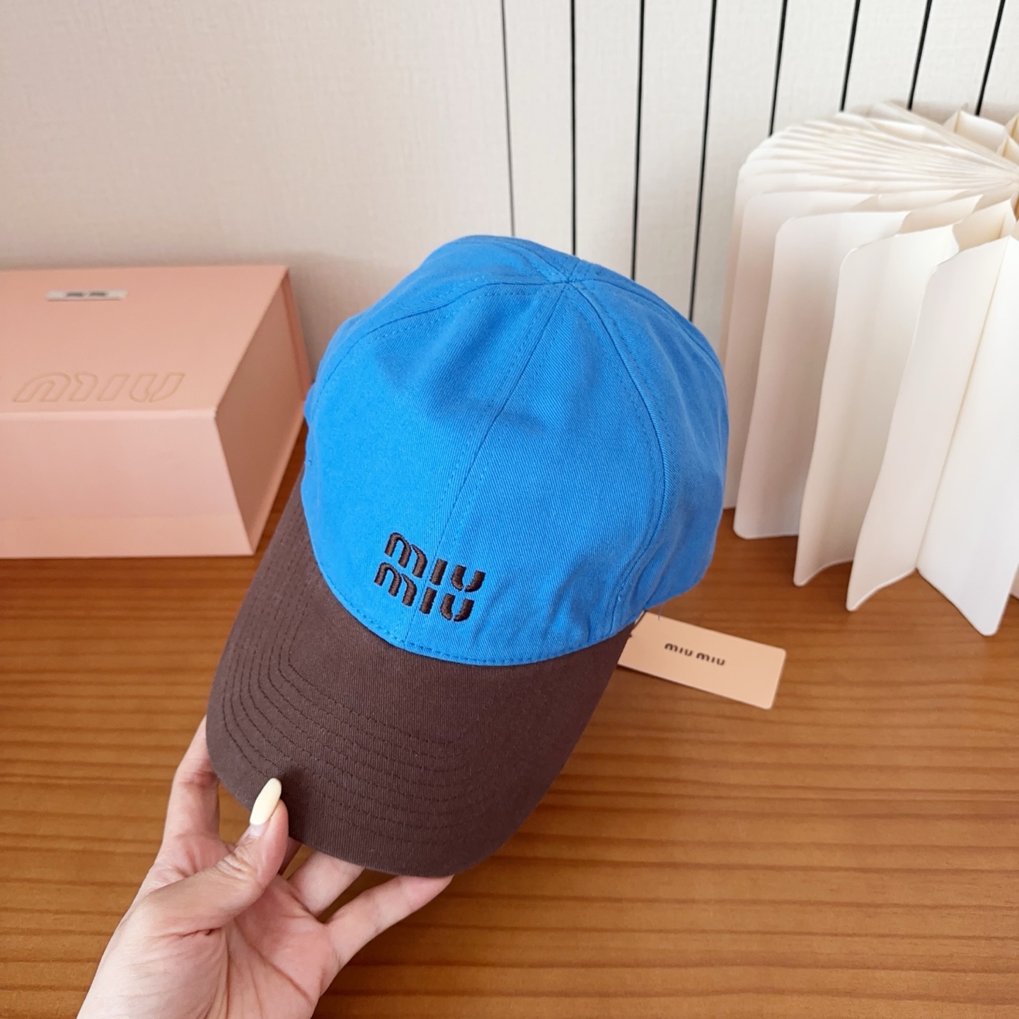 miumiu 缪缪秋冬新品棒球帽 原单正品开模订制，原版做工细致质量超赞！