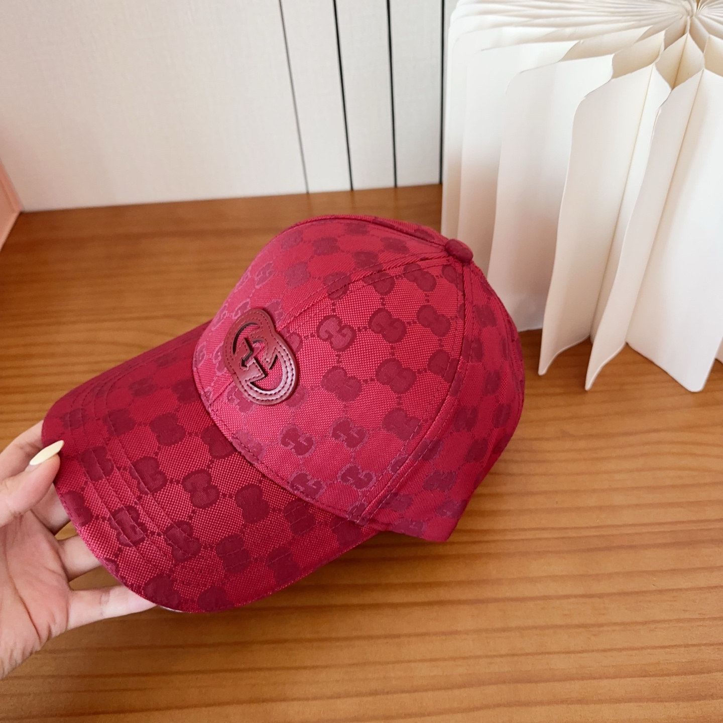 👒古奇GUCCI 👒专柜新款棒球帽，简单大方 男女通用遮阳帽