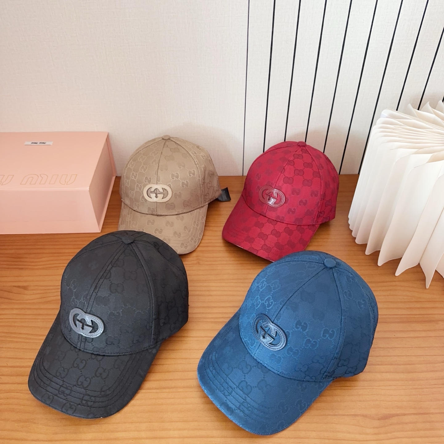 👒古奇GUCCI 👒专柜新款棒球帽，简单大方 男女通用遮阳帽