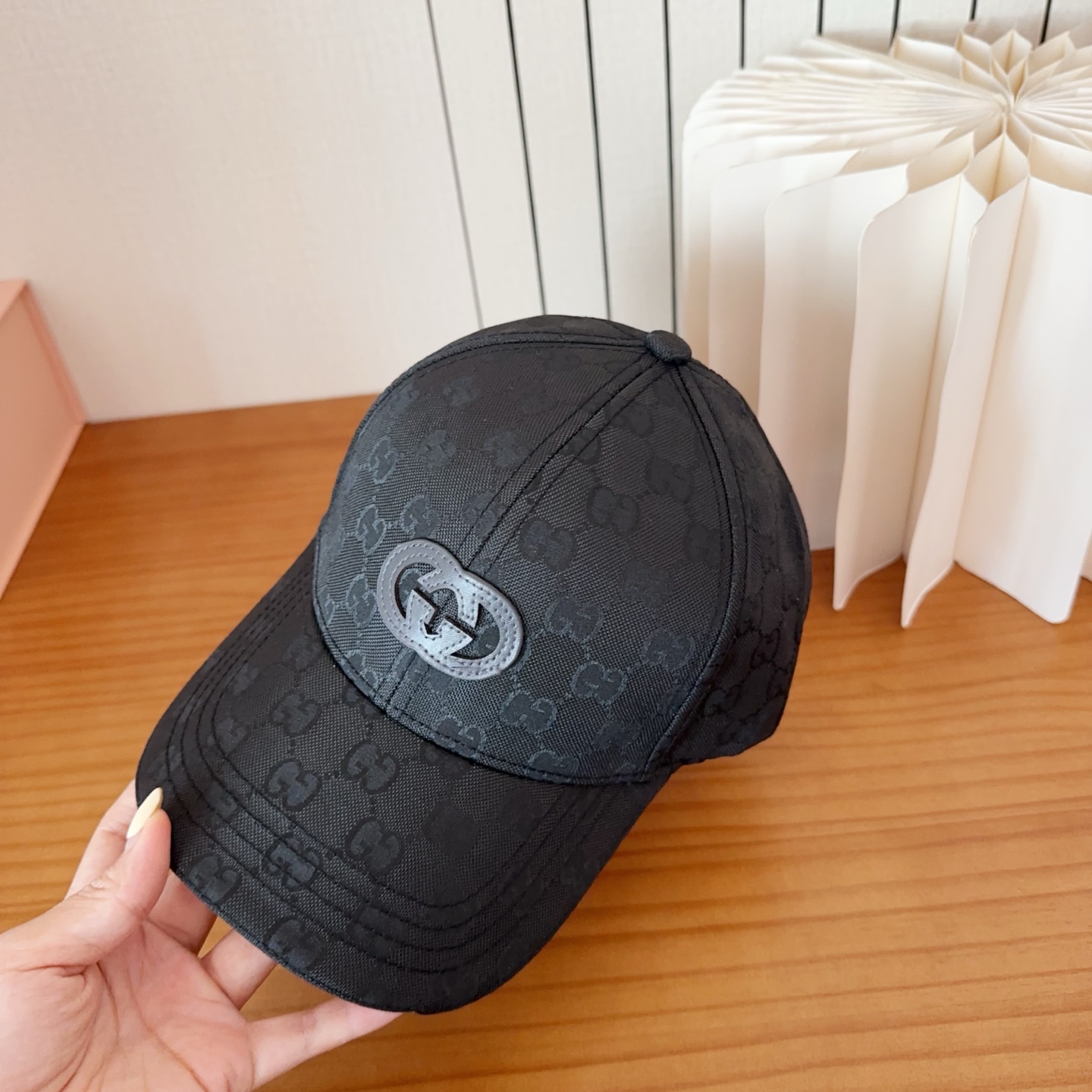 👒古奇GUCCI 👒专柜新款棒球帽，简单大方 男女通用遮阳帽