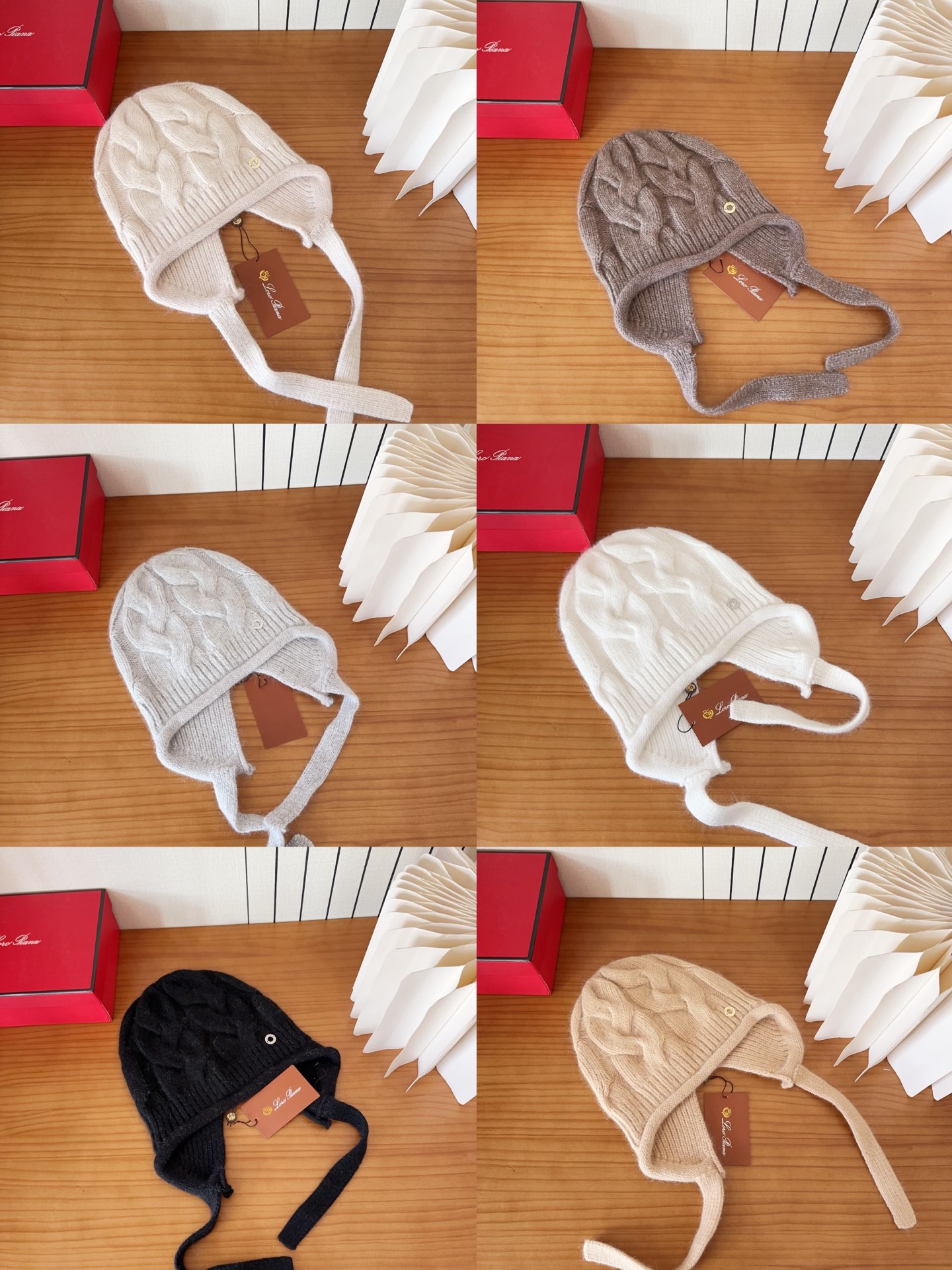 LP秋冬款翻边羊毛针织毛线帽这款必定是极简主义的最爱干净，利索，时尚百搭，绝对不挑脸型！属于时尚经典的万