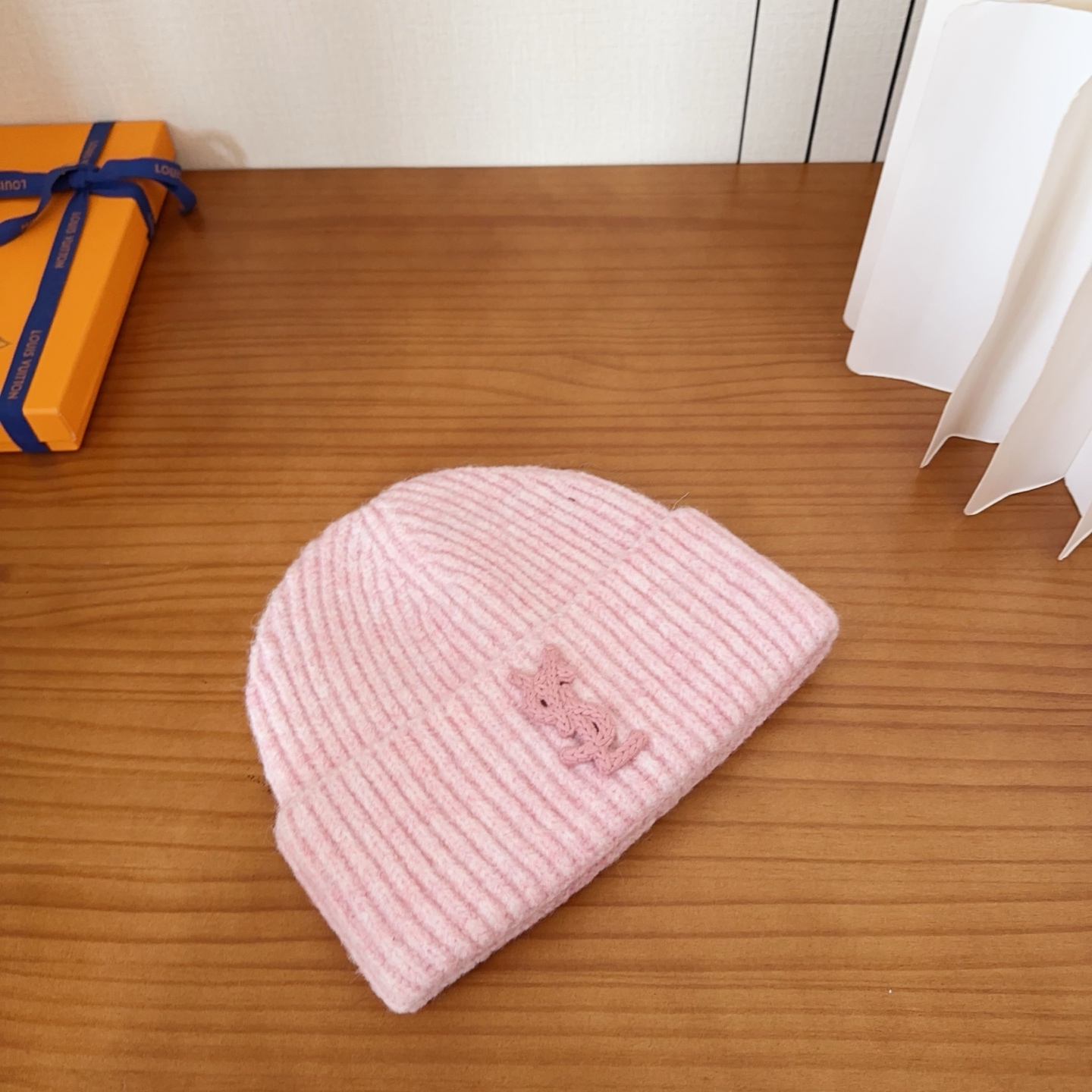 ysl 圣罗兰 2025秋冬新款毛线帽，男女款针织帽，