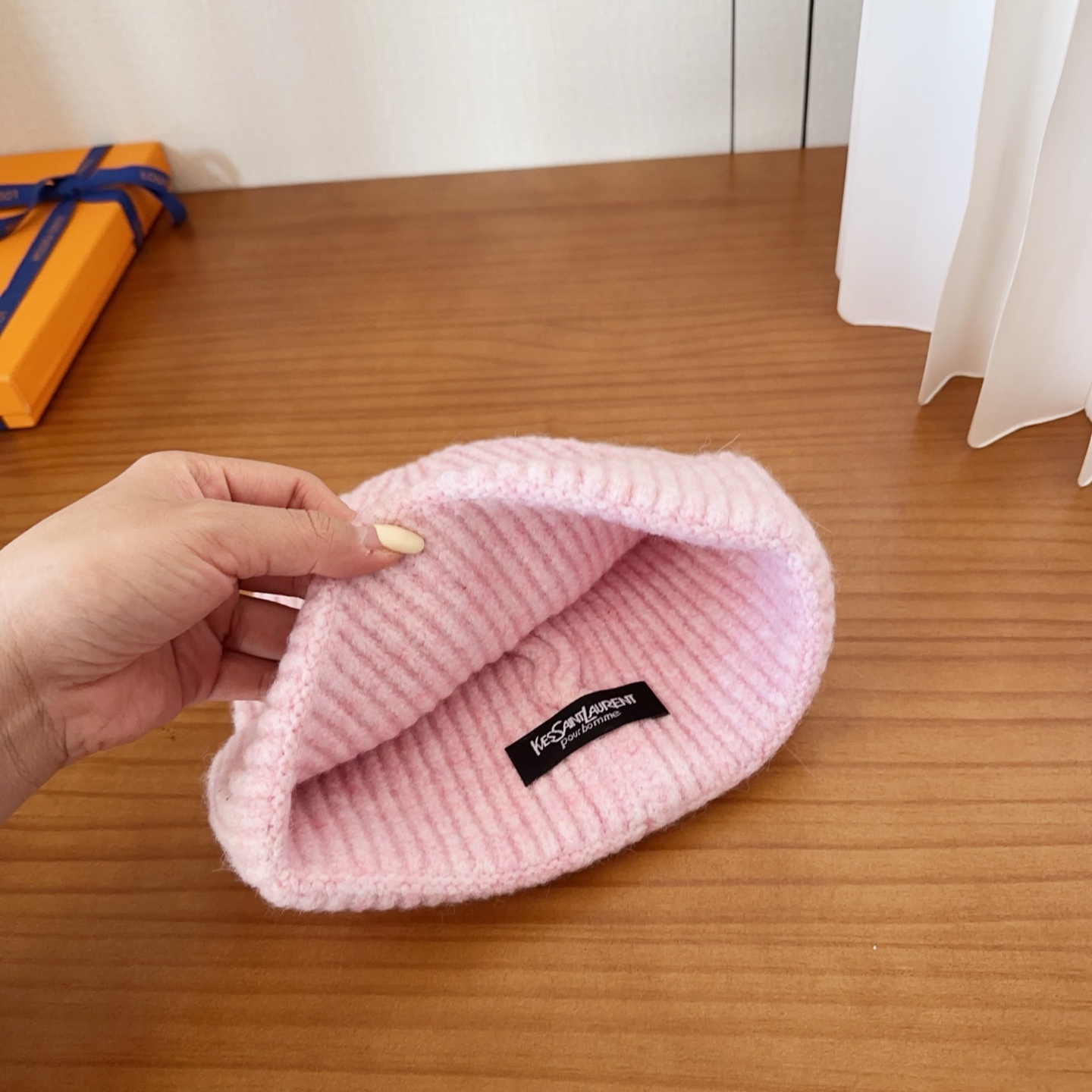 ysl 圣罗兰 2025秋冬新款毛线帽，男女款针织帽，