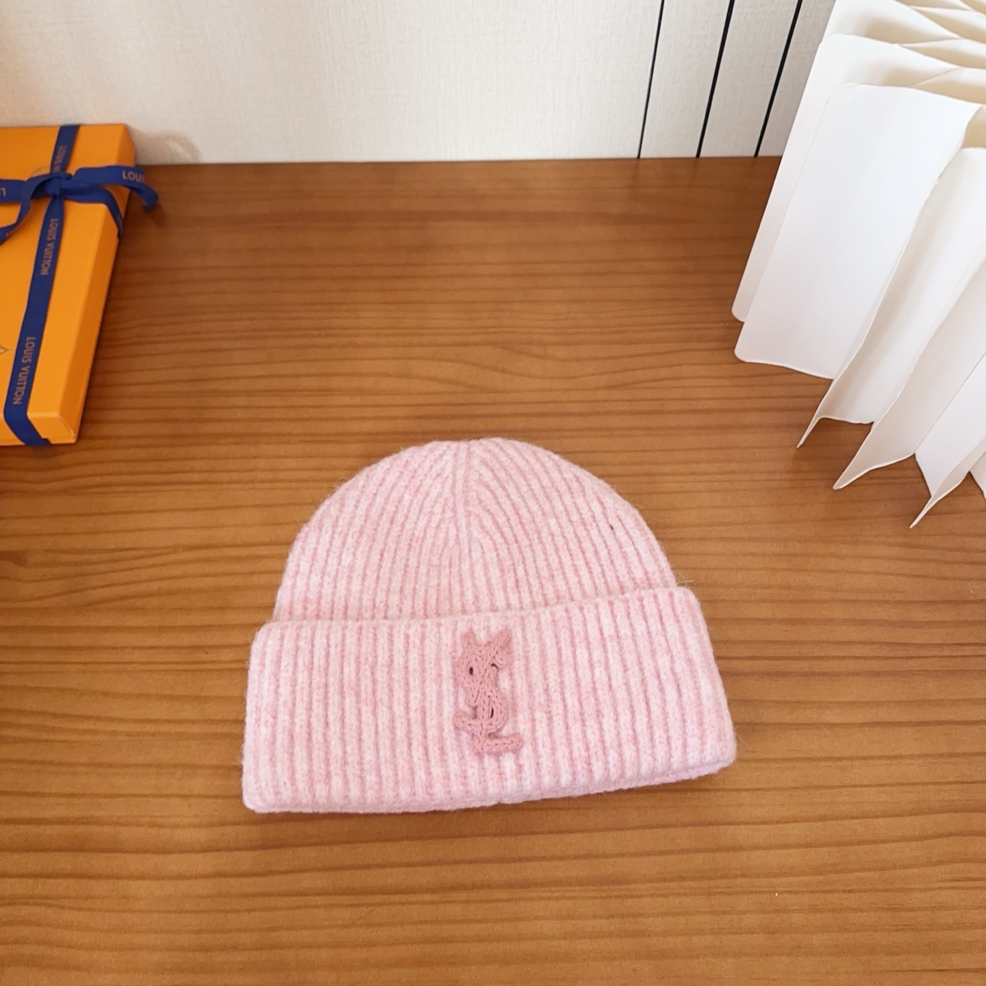 ysl 圣罗兰 2025秋冬新款毛线帽，男女款针织帽，