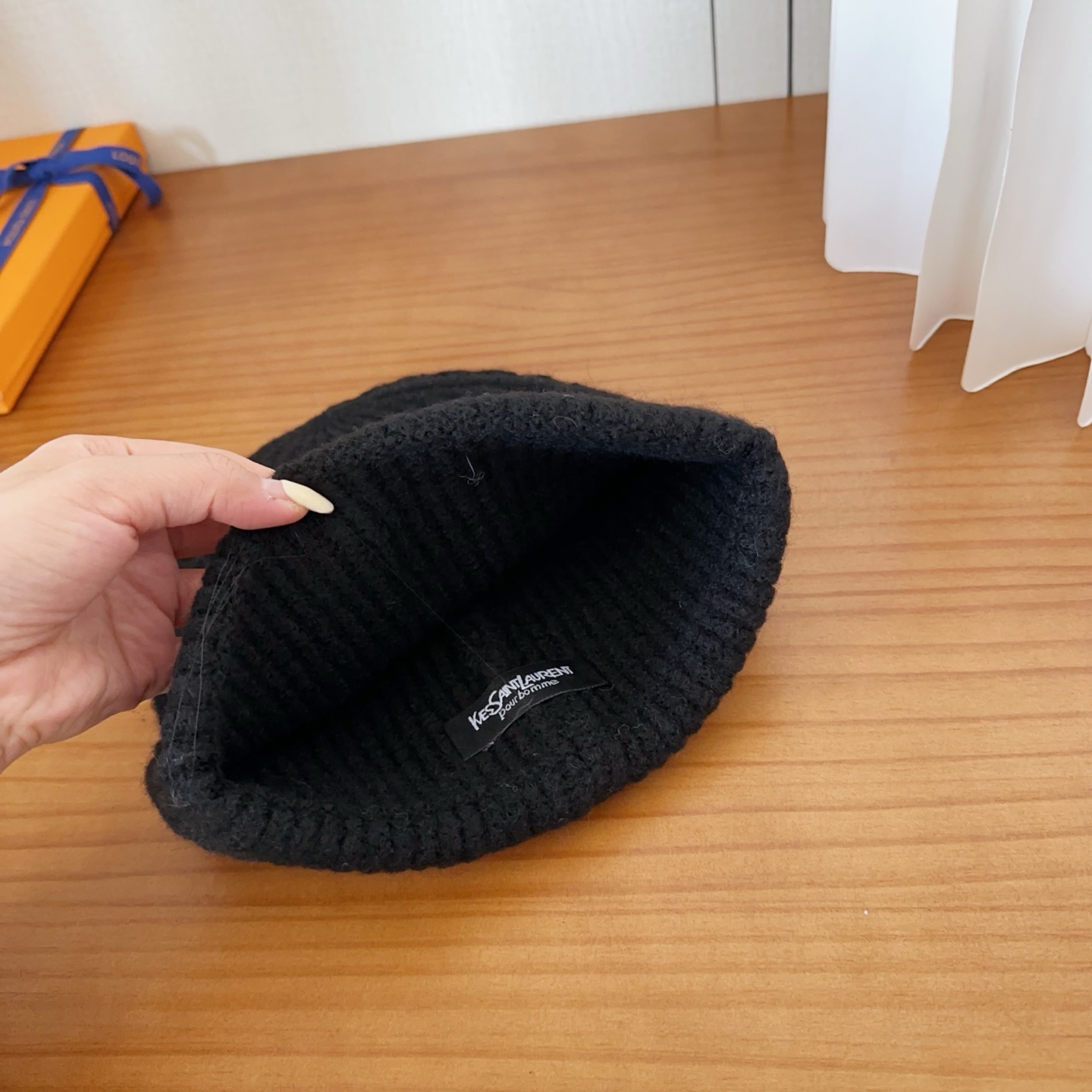 ysl 圣罗兰 2025秋冬新款毛线帽，男女款针织帽，