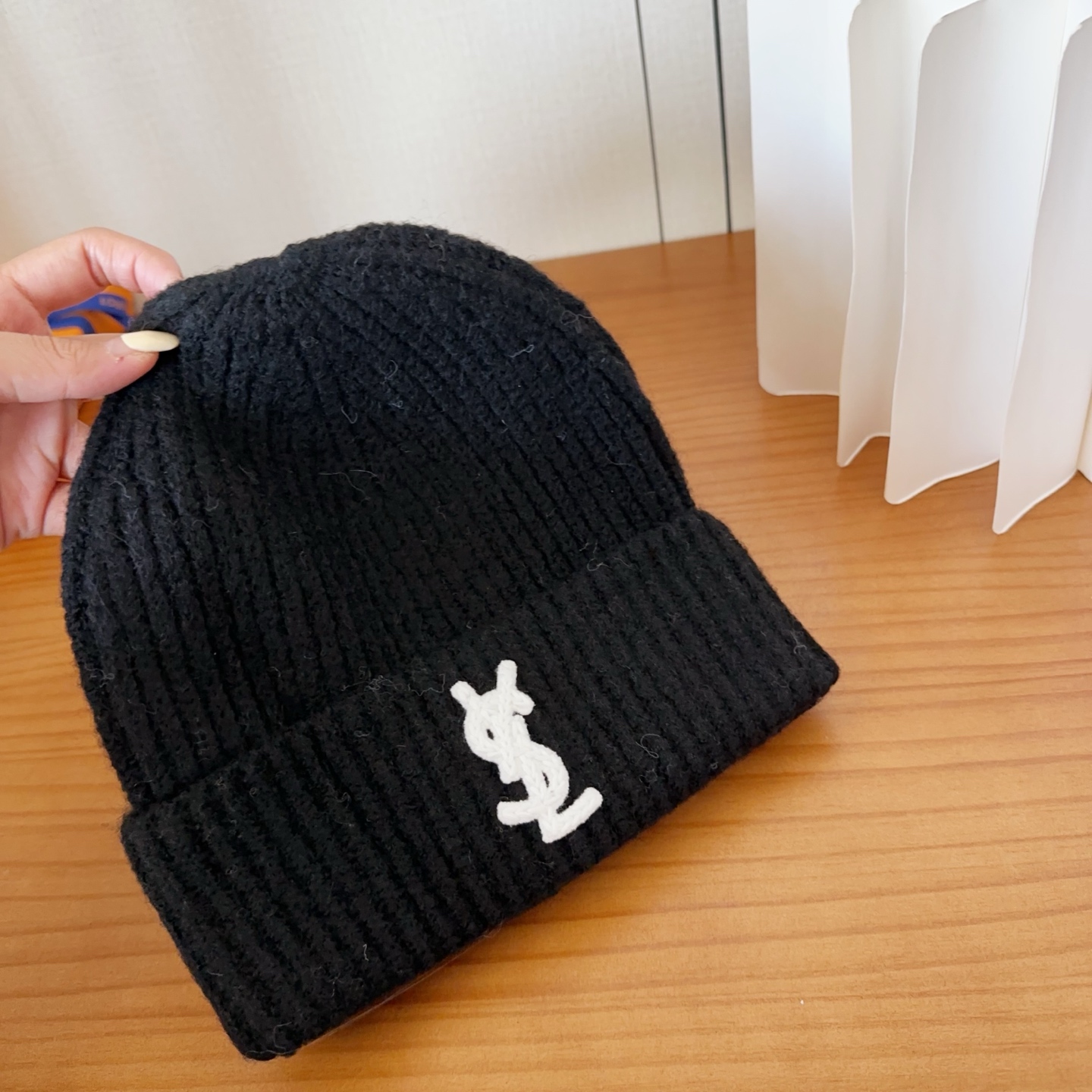 ysl 圣罗兰 2025秋冬新款毛线帽，男女款针织帽，