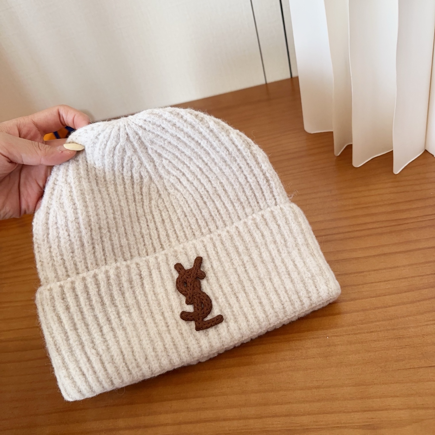 ysl 圣罗兰 2025秋冬新款毛线帽，男女款针织帽，