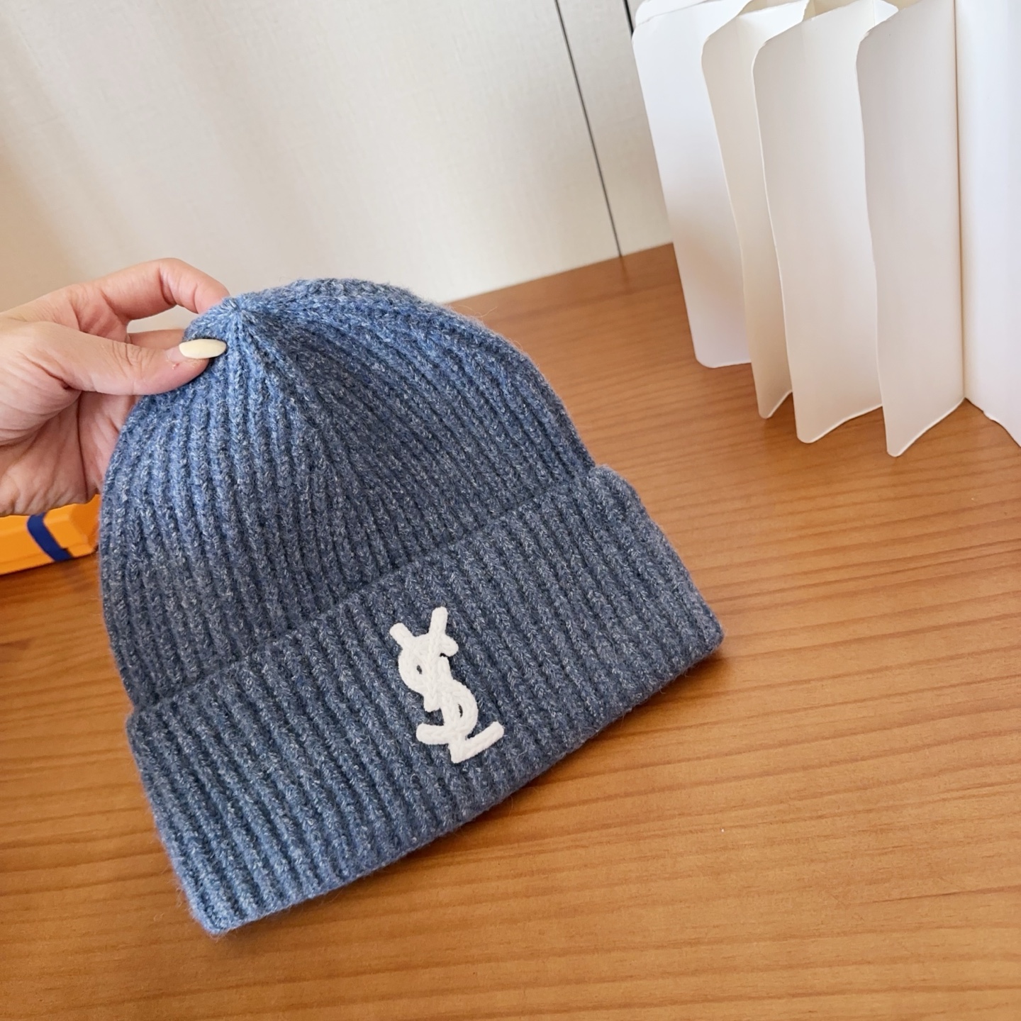 ysl 圣罗兰 2025秋冬新款毛线帽，男女款针织帽，