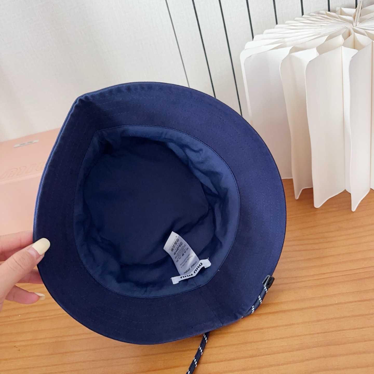 MIUM缪缪 2025新款度假风大沿渔夫帽，🔆百搭日常款～出街必备