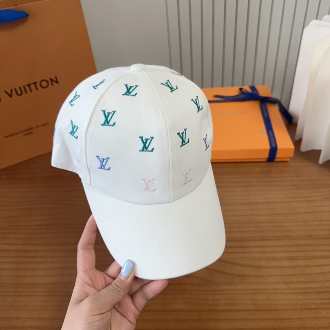 LV路易威登棒球帽 轻盈透气。完美版型，独家实物拍摄，男女适用
