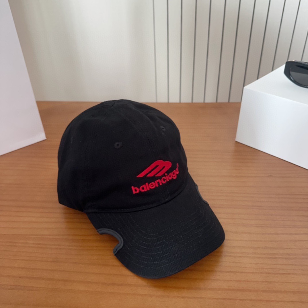 新品Balencia*a 巴黎世家刺绣字母新款棒球帽现货秒发🧢简约时尚超级无敌好看的帽子！情侣款！