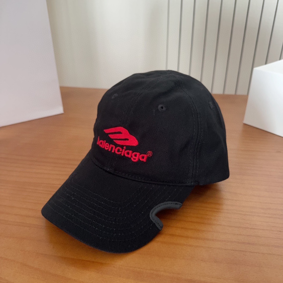新品Balencia*a 巴黎世家刺绣字母新款棒球帽现货秒发🧢简约时尚超级无敌好看的帽子！情侣款！