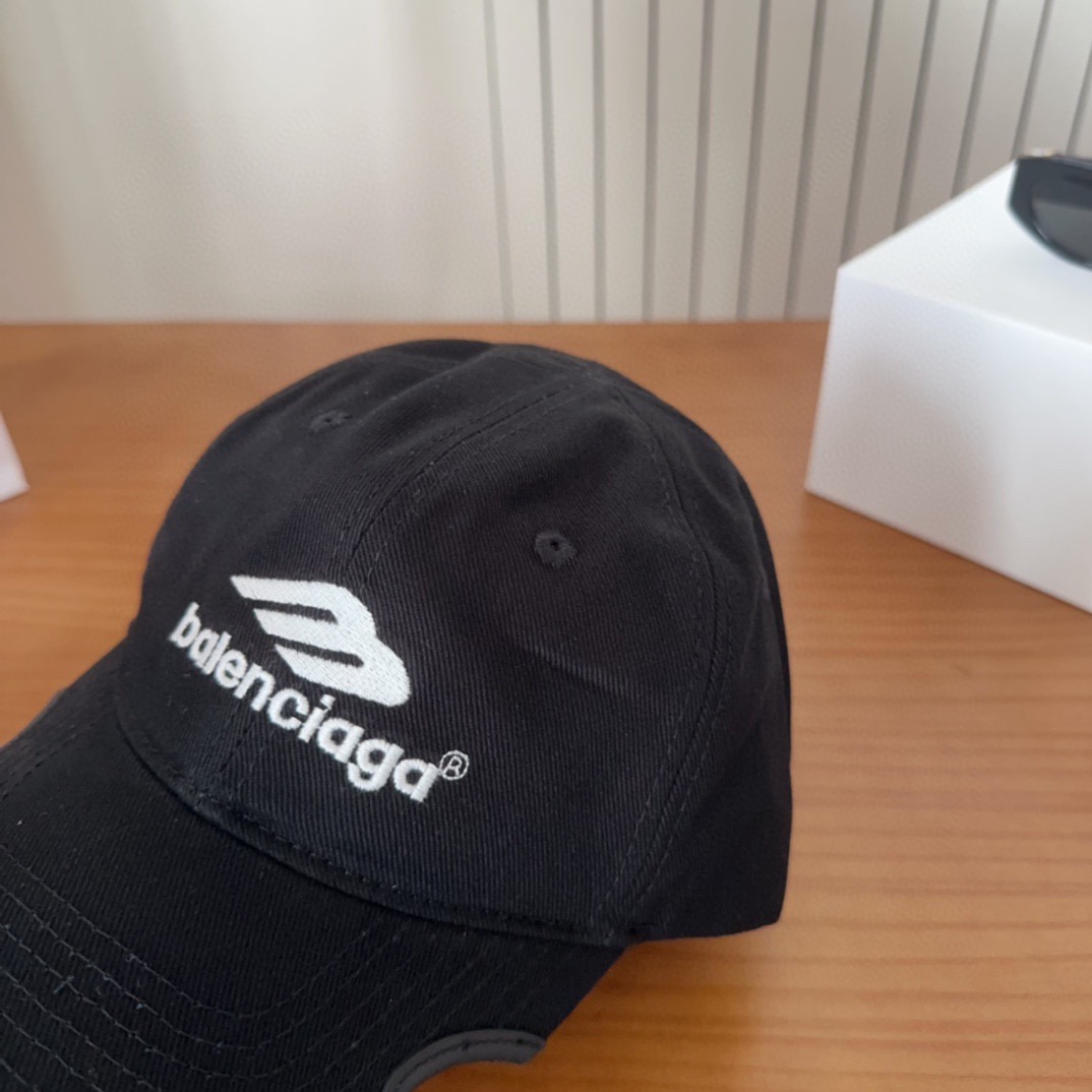 新品Balencia*a 巴黎世家刺绣字母新款棒球帽现货秒发🧢简约时尚超级无敌好看的帽子！情侣款！