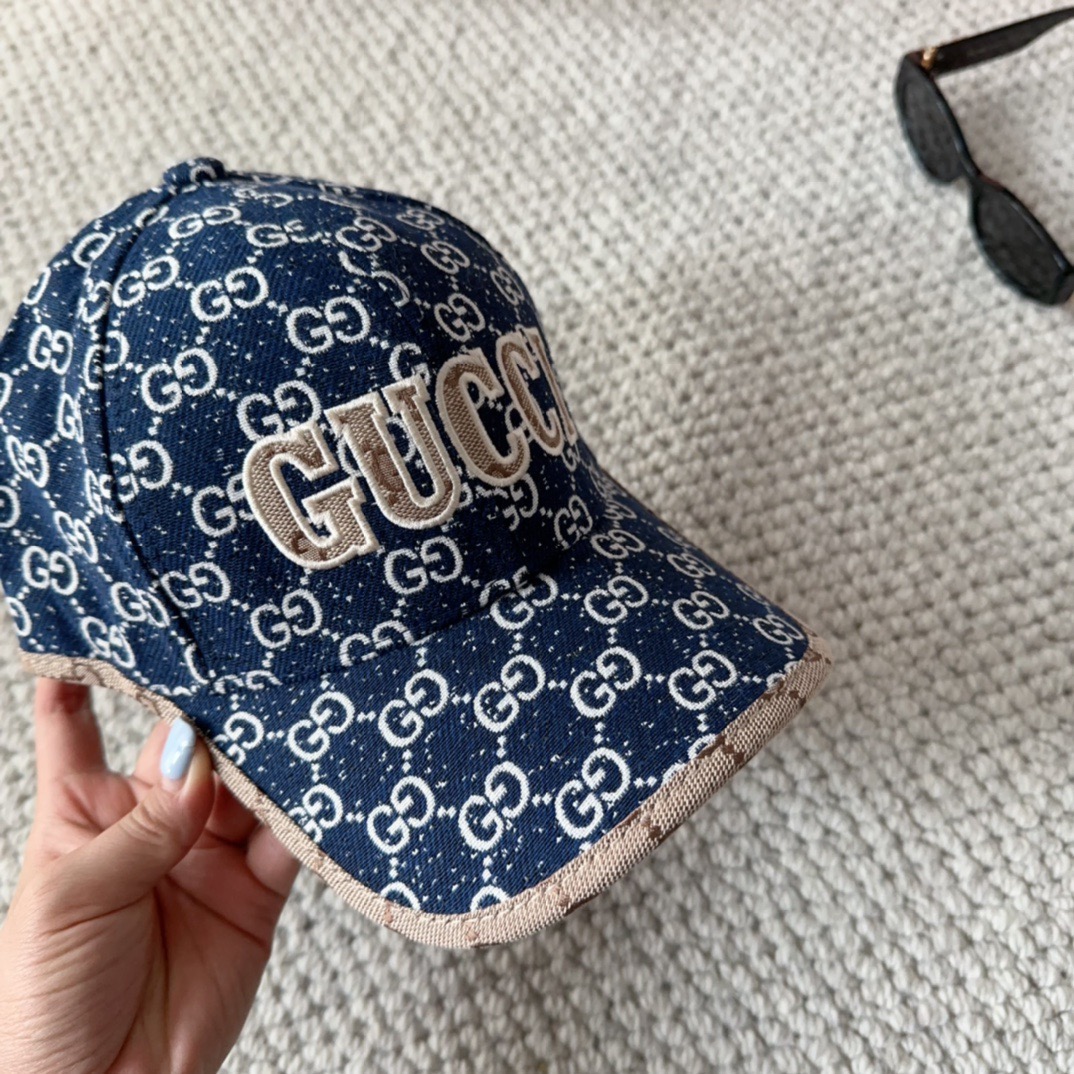 GUCCI古奇棒球帽👒 工艺非常精美 高档大气上档次！低调奢华，方便携带！