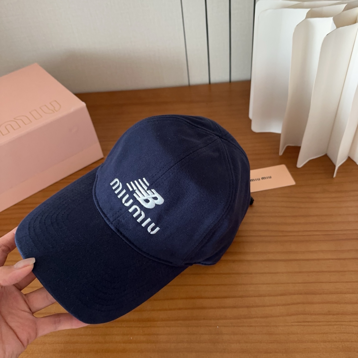 miumiu 缪缪秋冬新品棒球帽 原单正品开模订制，原版做工细致质量超赞！