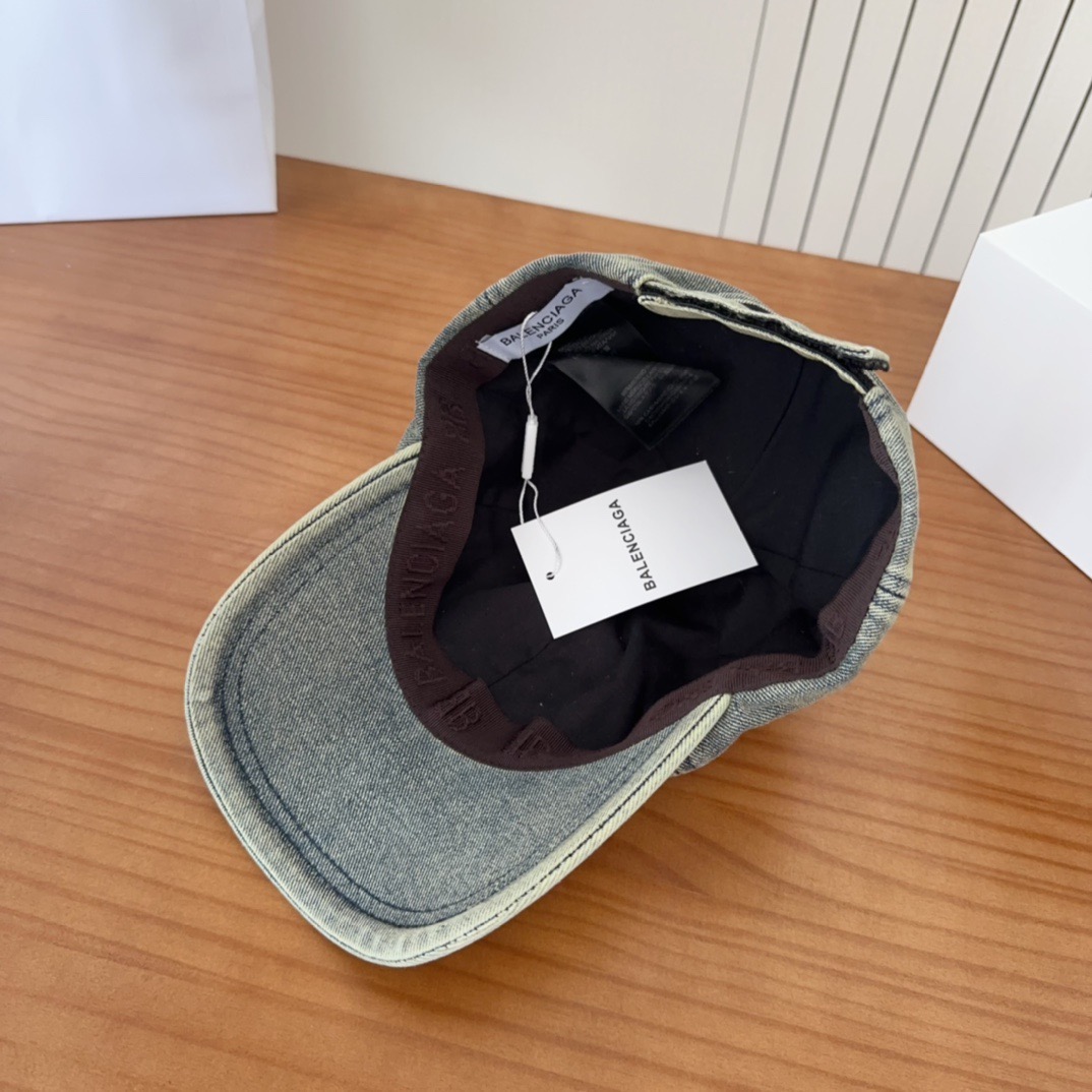 新品Balencia*a 巴黎世家刺绣字母新款棒球帽现货秒发🧢简约时尚超级无敌好看的帽子！情侣款！