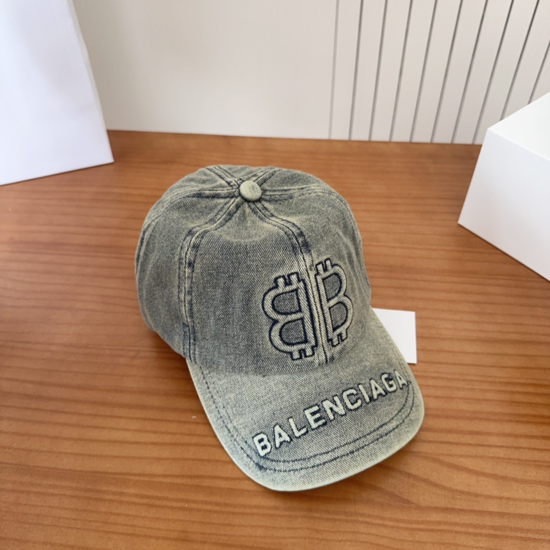新品Balencia*a 巴黎世家刺绣字母新款棒球帽现货秒发🧢简约时尚超级无敌好看的帽子！情侣款！