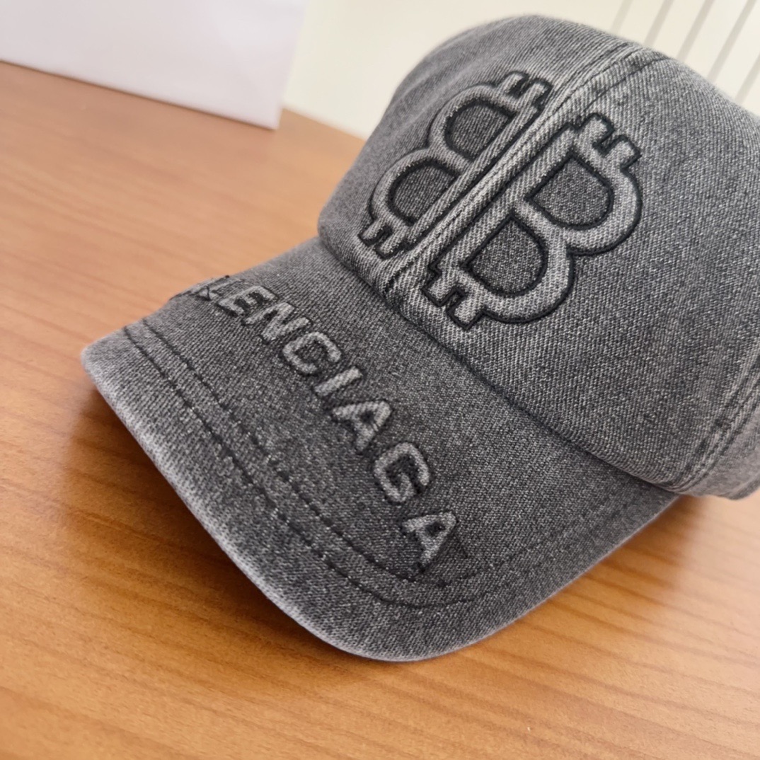 新品Balencia*a 巴黎世家刺绣字母新款棒球帽现货秒发🧢简约时尚超级无敌好看的帽子！情侣款！
