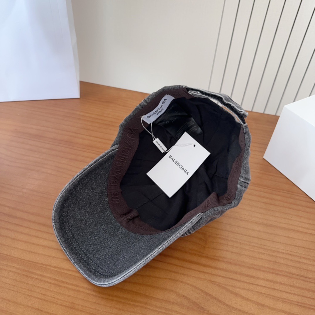 新品Balencia*a 巴黎世家刺绣字母新款棒球帽现货秒发🧢简约时尚超级无敌好看的帽子！情侣款！