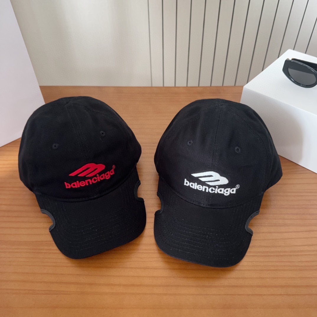 新品Balencia*a 巴黎世家刺绣字母新款棒球帽现货秒发🧢简约时尚超级无敌好看的帽子！情侣款！