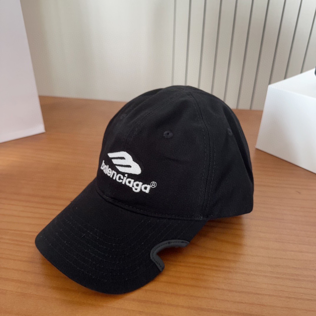 新品Balencia*a 巴黎世家刺绣字母新款棒球帽现货秒发🧢简约时尚超级无敌好看的帽子！情侣款！