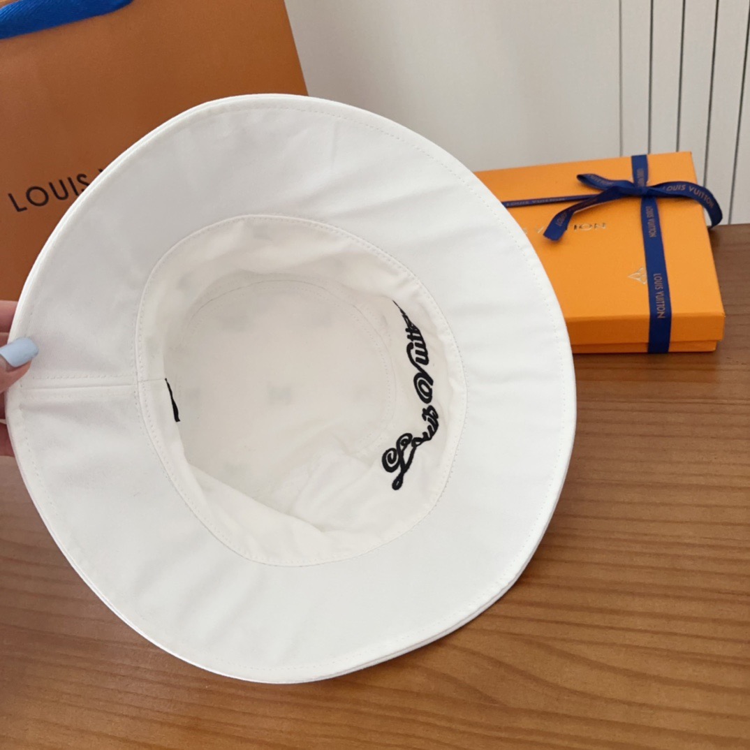 LV路易威登渔夫帽 轻盈透气。完美版型，独家实物拍摄，男女适用