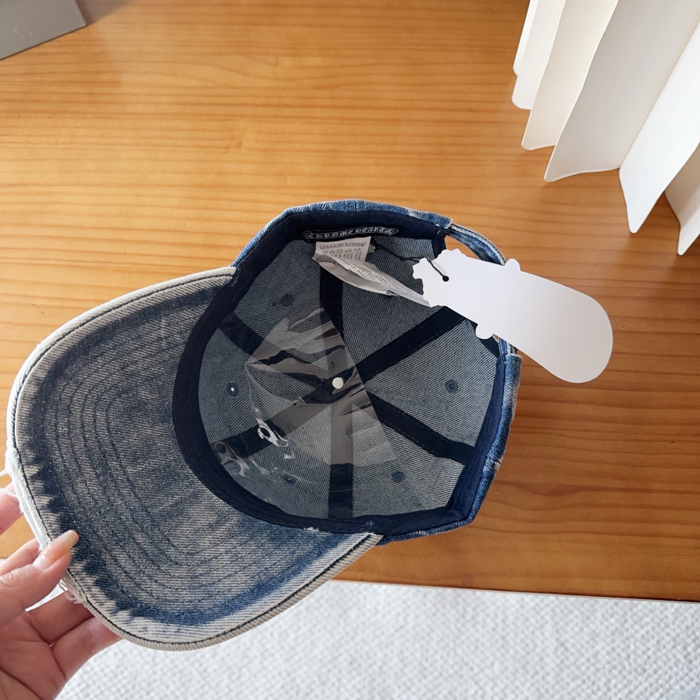 Chrome Hearts 克罗心💓早春韩版时尚复古做旧破洞帽子磨损设计百搭棒球帽鸭舌帽