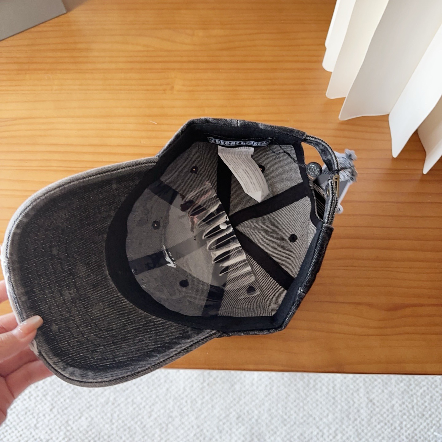 Chrome Hearts 克罗心💓早春韩版时尚复古做旧破洞帽子磨损设计百搭棒球帽鸭舌帽