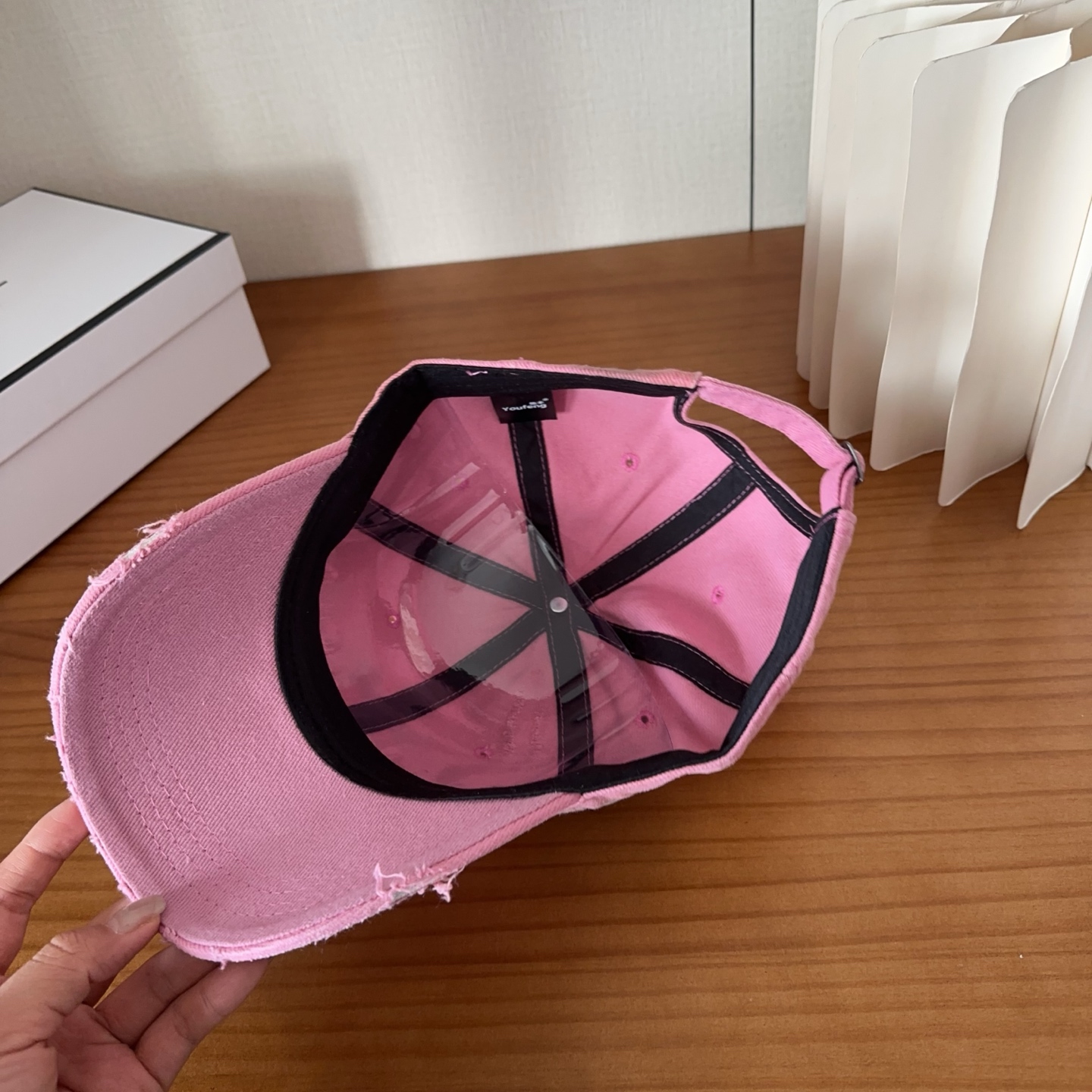 Chrome Hearts 克罗心💓早春韩版时尚复古做旧破洞帽子磨损设计百搭棒球帽鸭舌帽