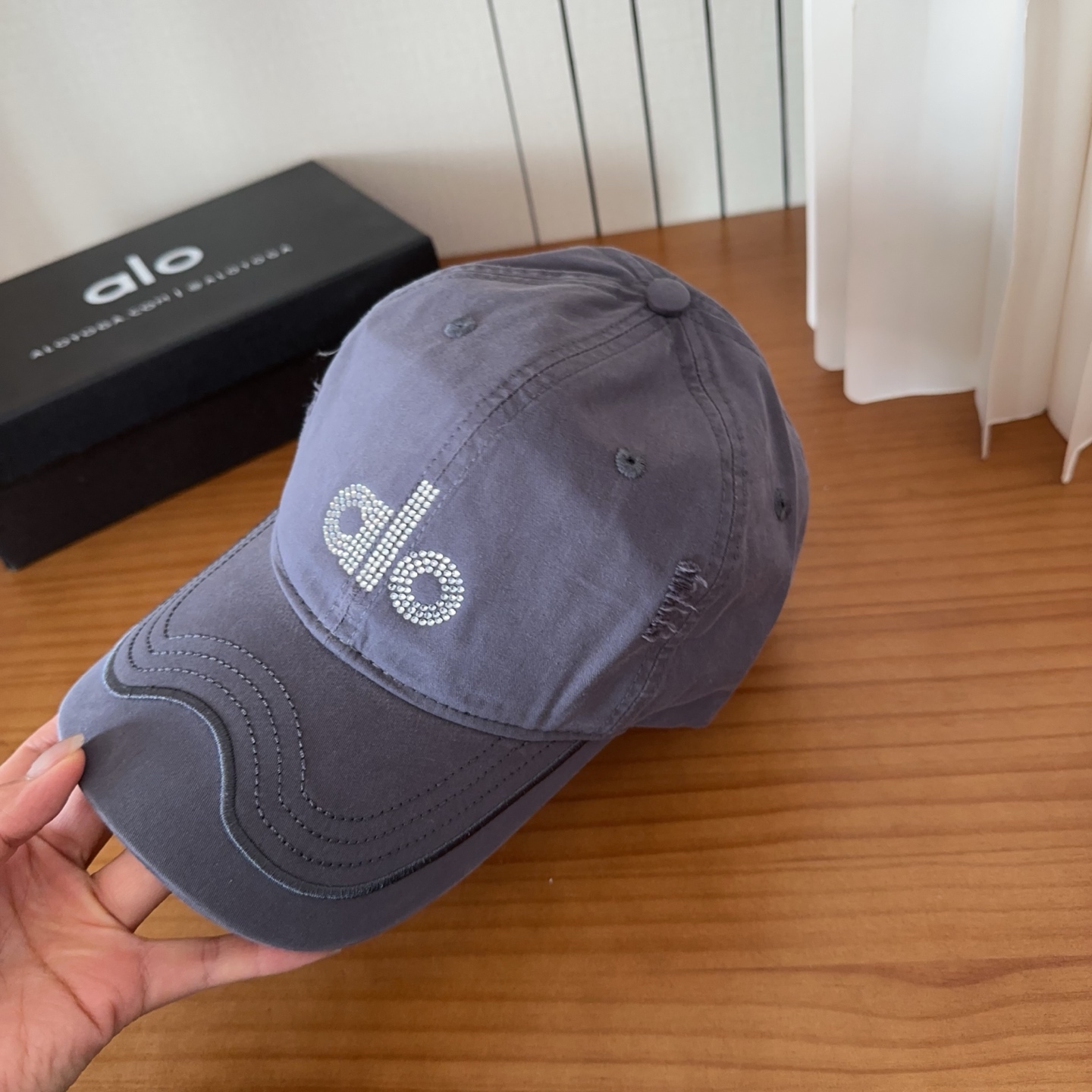 爆款🔥Alo新款棒球帽定制面料，简约时尚更透气，超火爆现货秒发