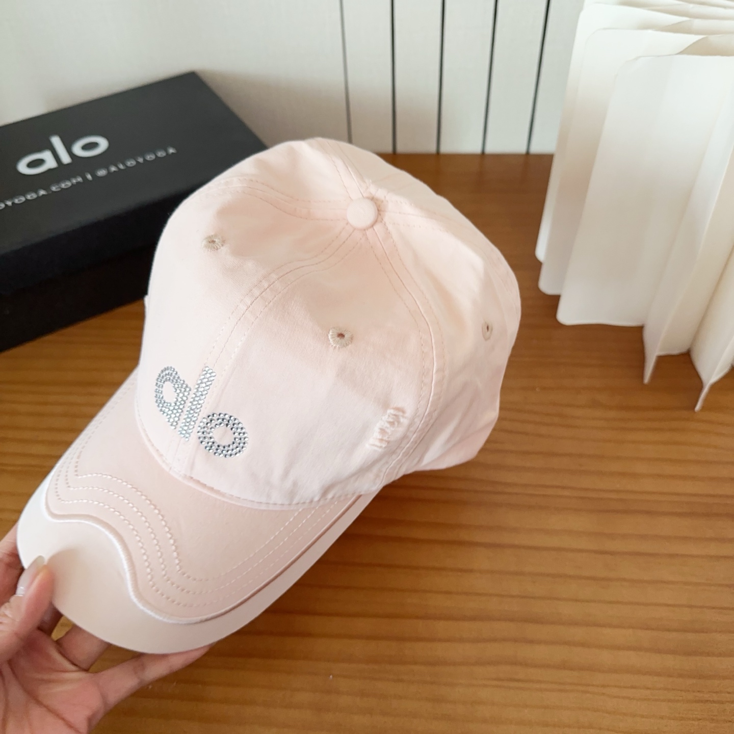 爆款🔥Alo新款棒球帽定制面料，简约时尚更透气，超火爆现货秒发