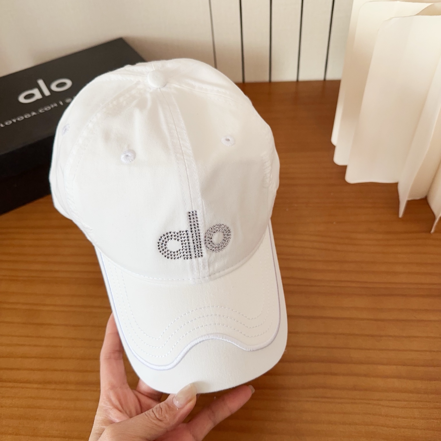 爆款🔥Alo新款棒球帽定制面料，简约时尚更透气，超火爆现货秒发