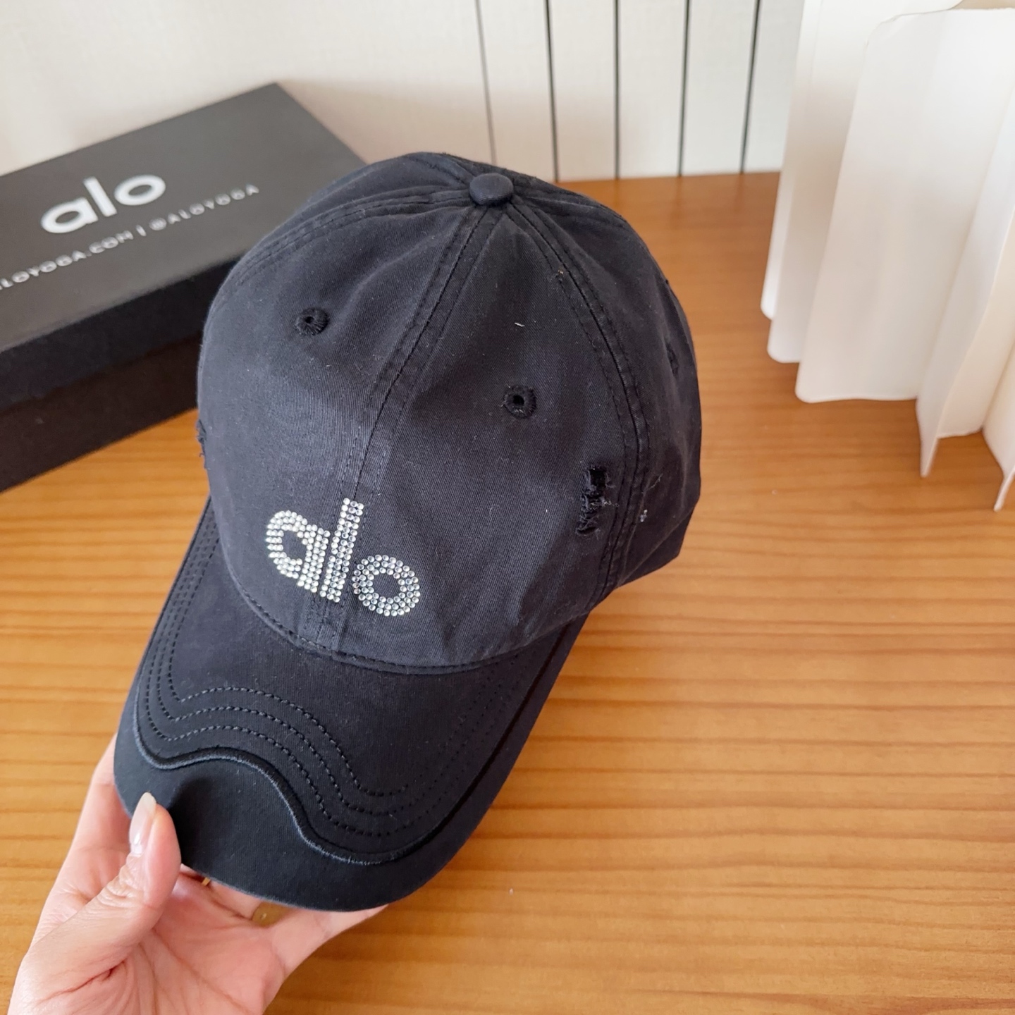 爆款🔥Alo新款棒球帽定制面料，简约时尚更透气，超火爆现货秒发
