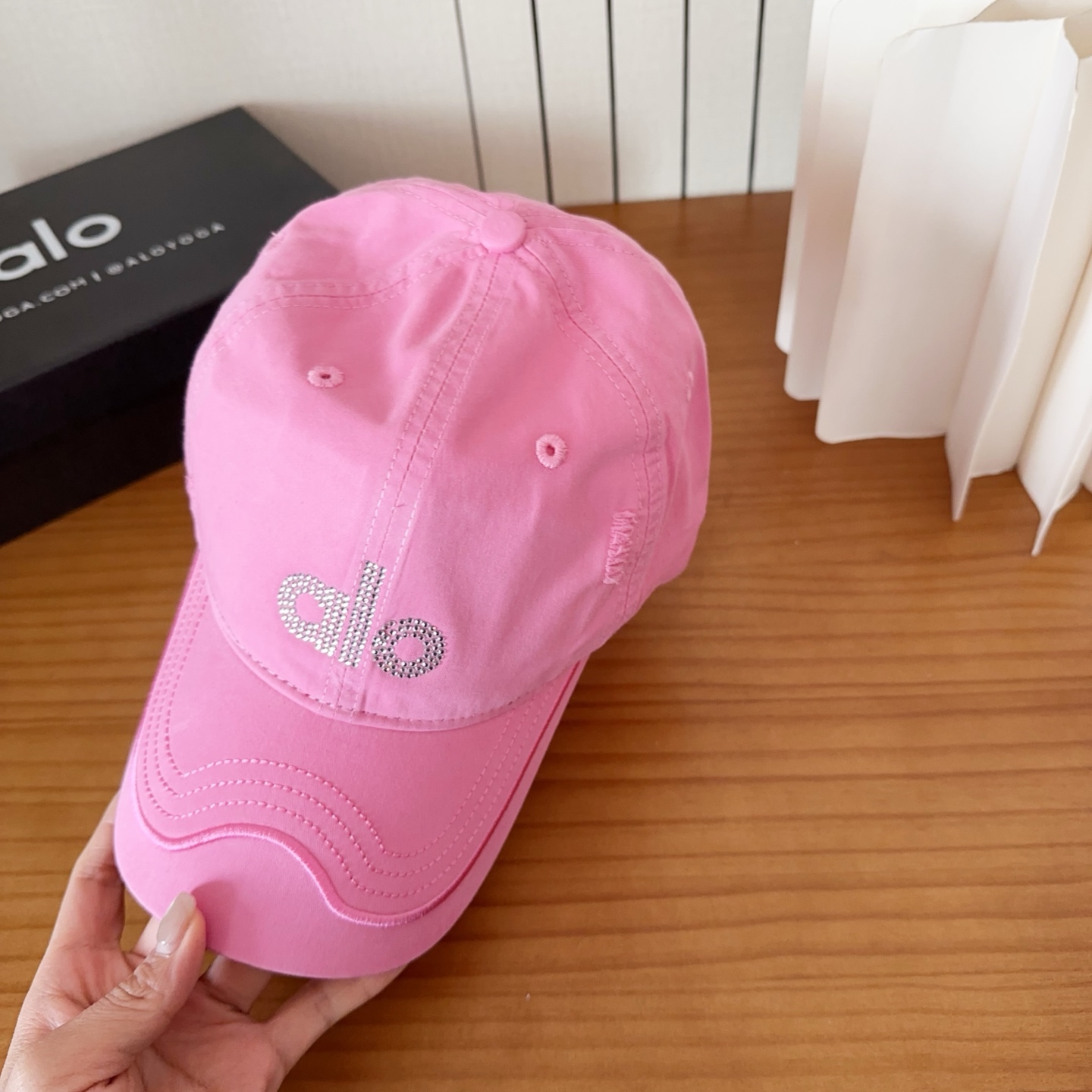 爆款🔥Alo新款棒球帽定制面料，简约时尚更透气，超火爆现货秒发