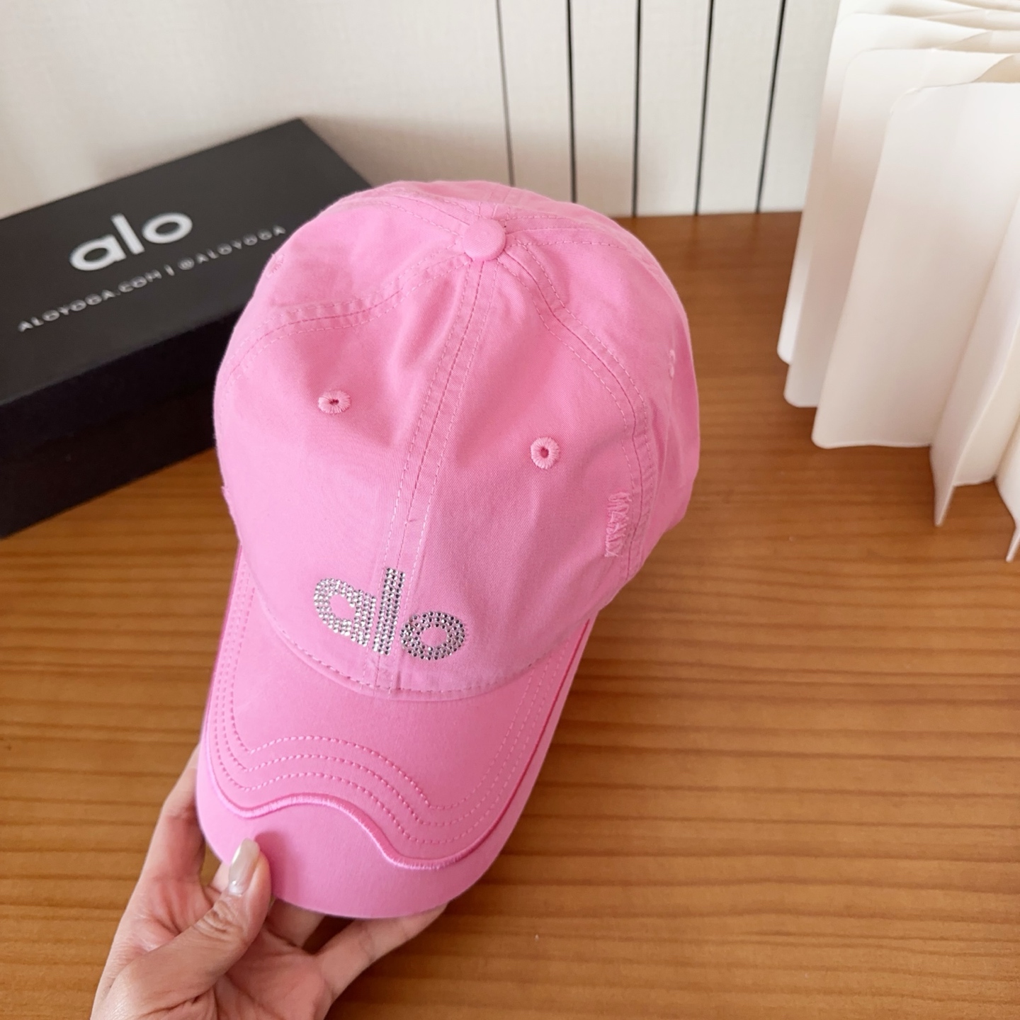 爆款🔥Alo新款棒球帽定制面料，简约时尚更透气，超火爆现货秒发