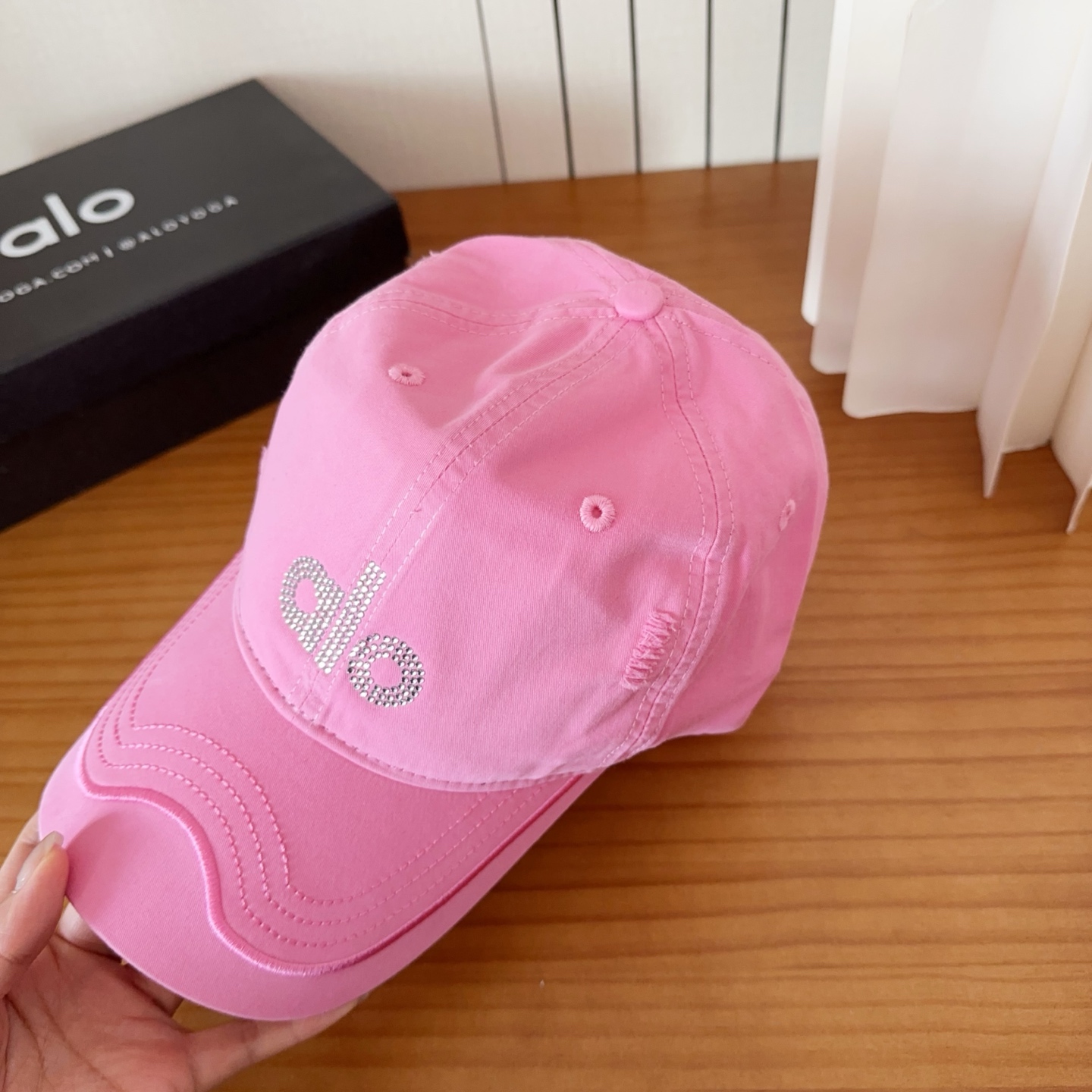 爆款🔥Alo新款棒球帽定制面料，简约时尚更透气，超火爆现货秒发