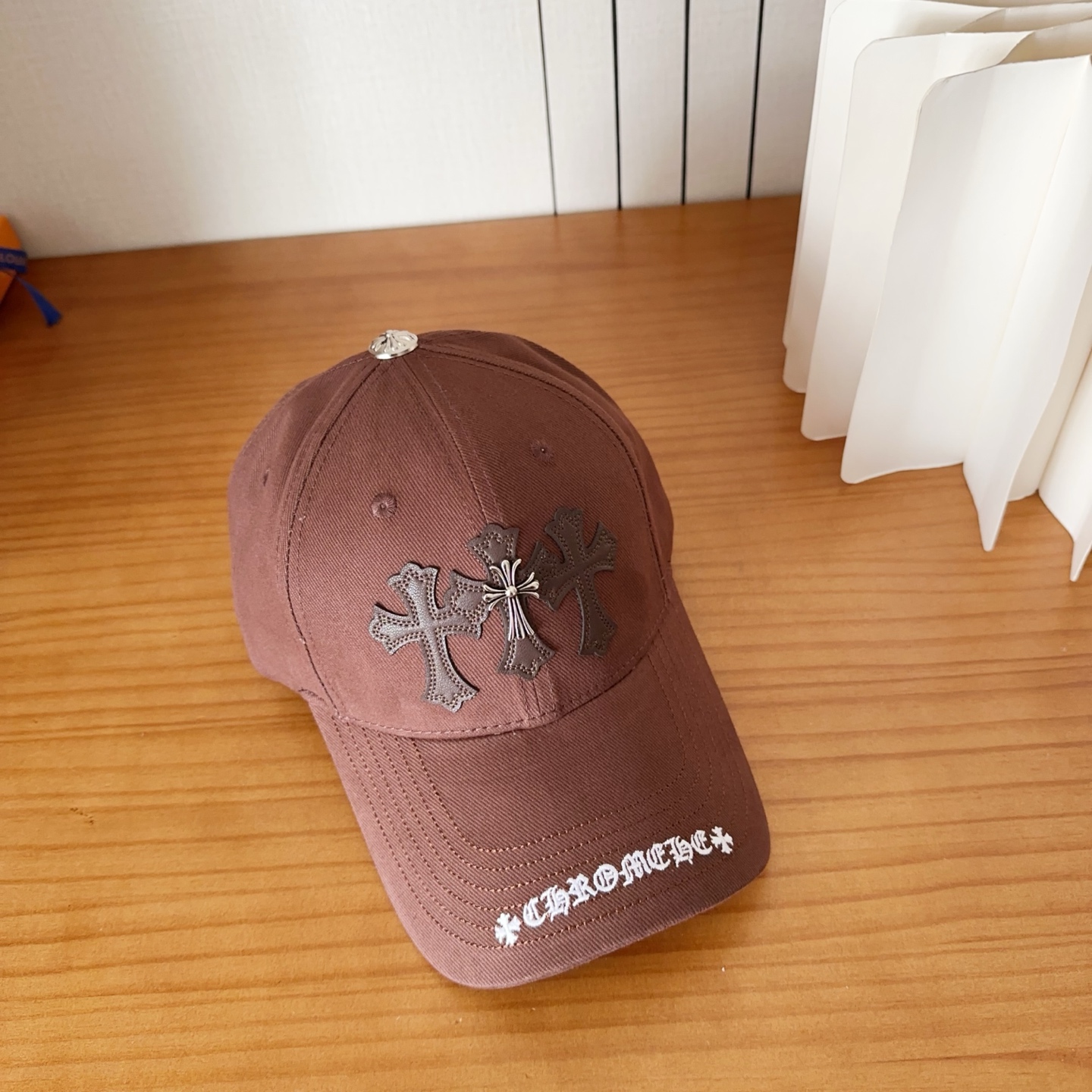 Chrome Hearts 克罗心💓早春韩版时尚复古做旧破洞帽子磨损设计百搭棒球帽鸭舌帽