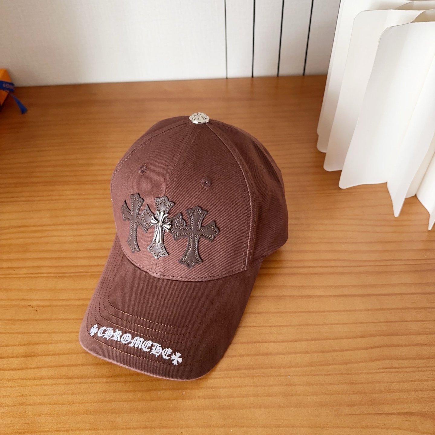 Chrome Hearts 克罗心💓早春韩版时尚复古做旧破洞帽子磨损设计百搭棒球帽鸭舌帽