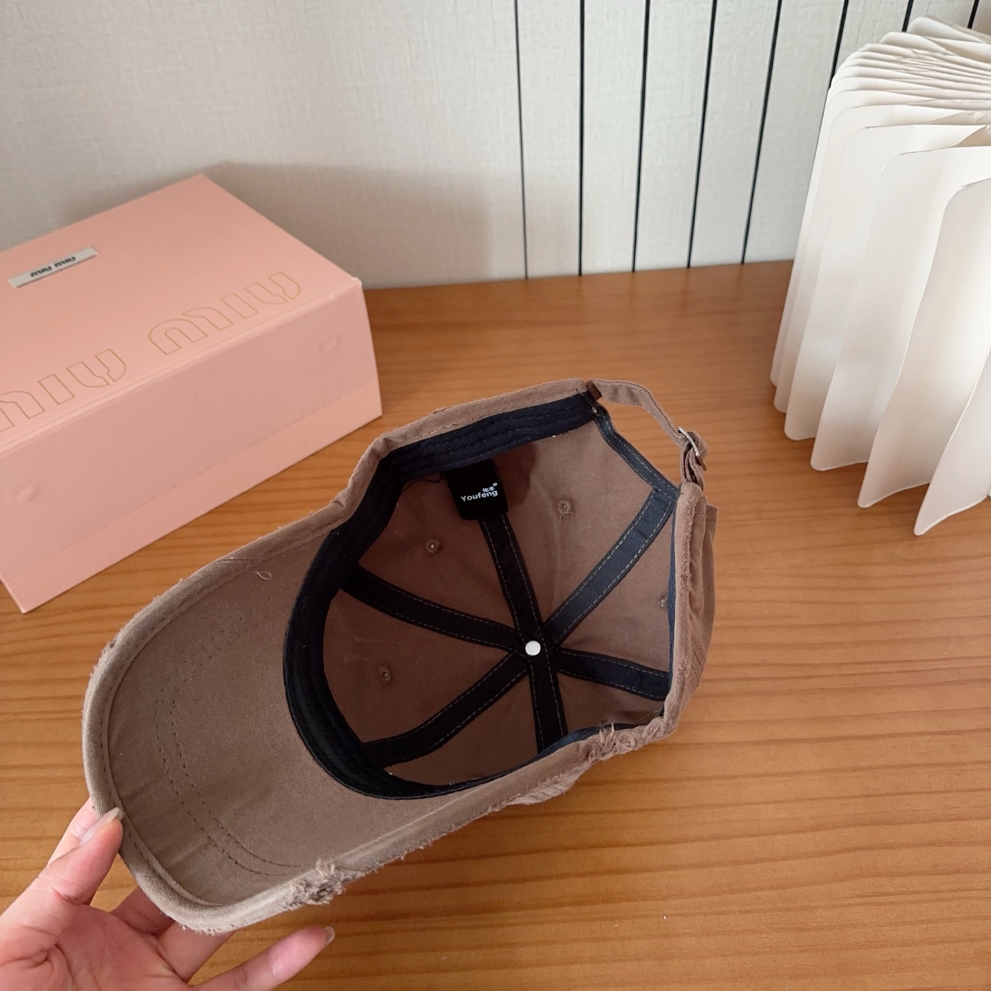 miumiu 缪缪新品棒球帽 原单正品开模订制，原版做工细致质量超赞！