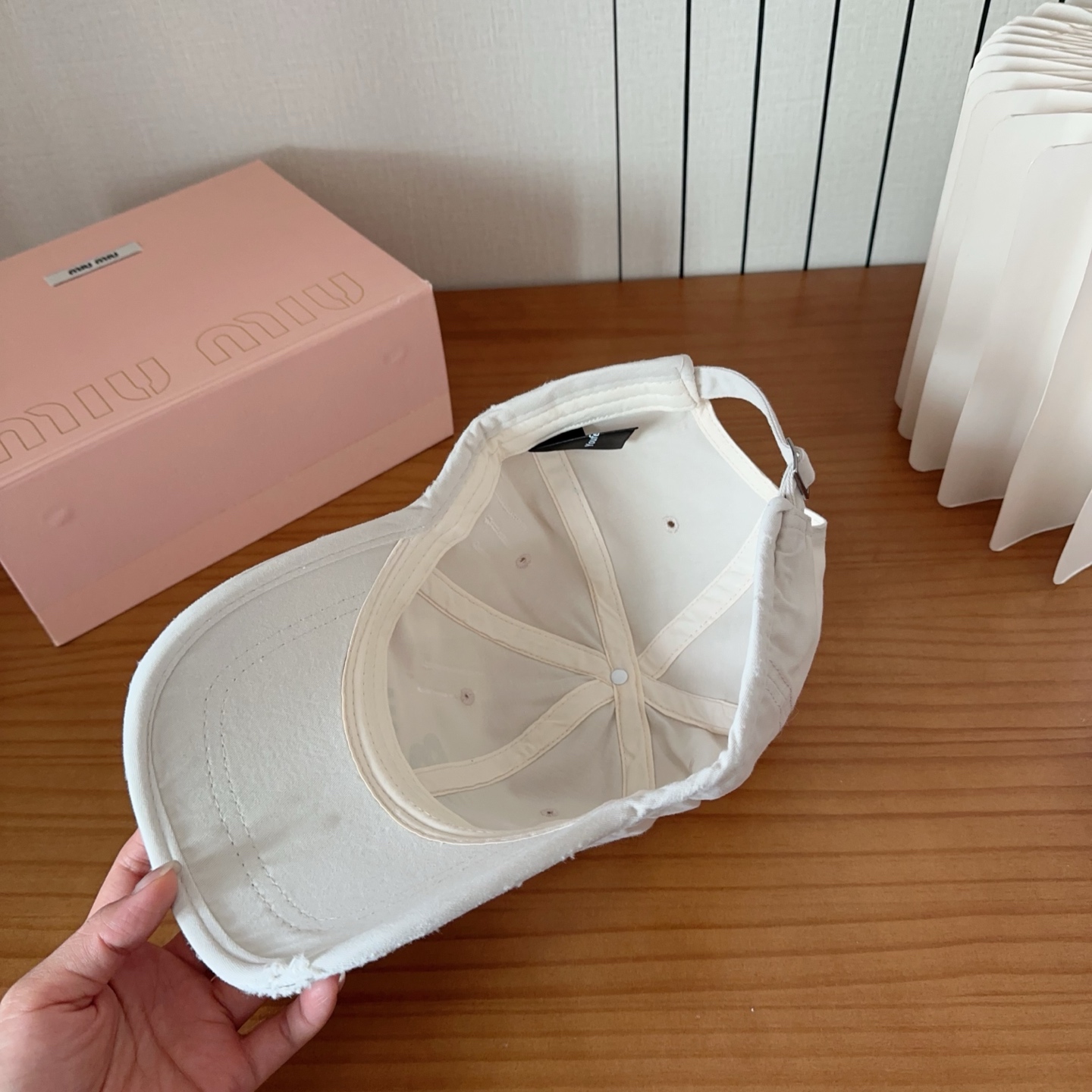 miumiu 缪缪新品棒球帽 原单正品开模订制，原版做工细致质量超赞！
