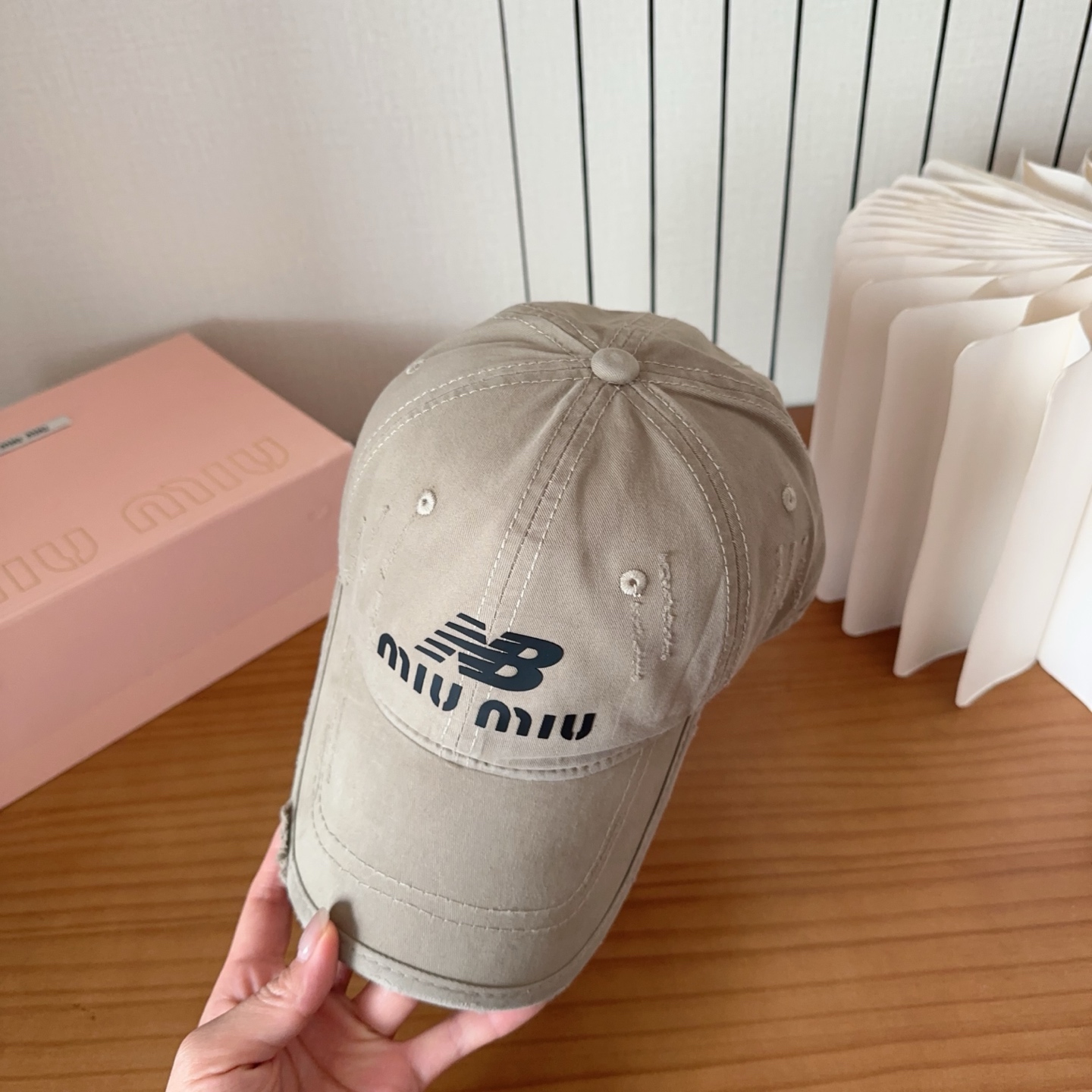 miumiu 缪缪新品棒球帽 原单正品开模订制，原版做工细致质量超赞！