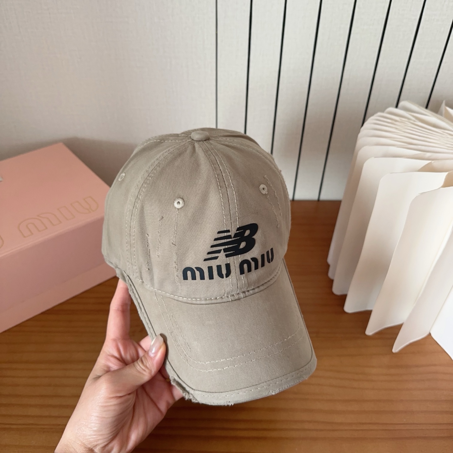 miumiu 缪缪新品棒球帽 原单正品开模订制，原版做工细致质量超赞！