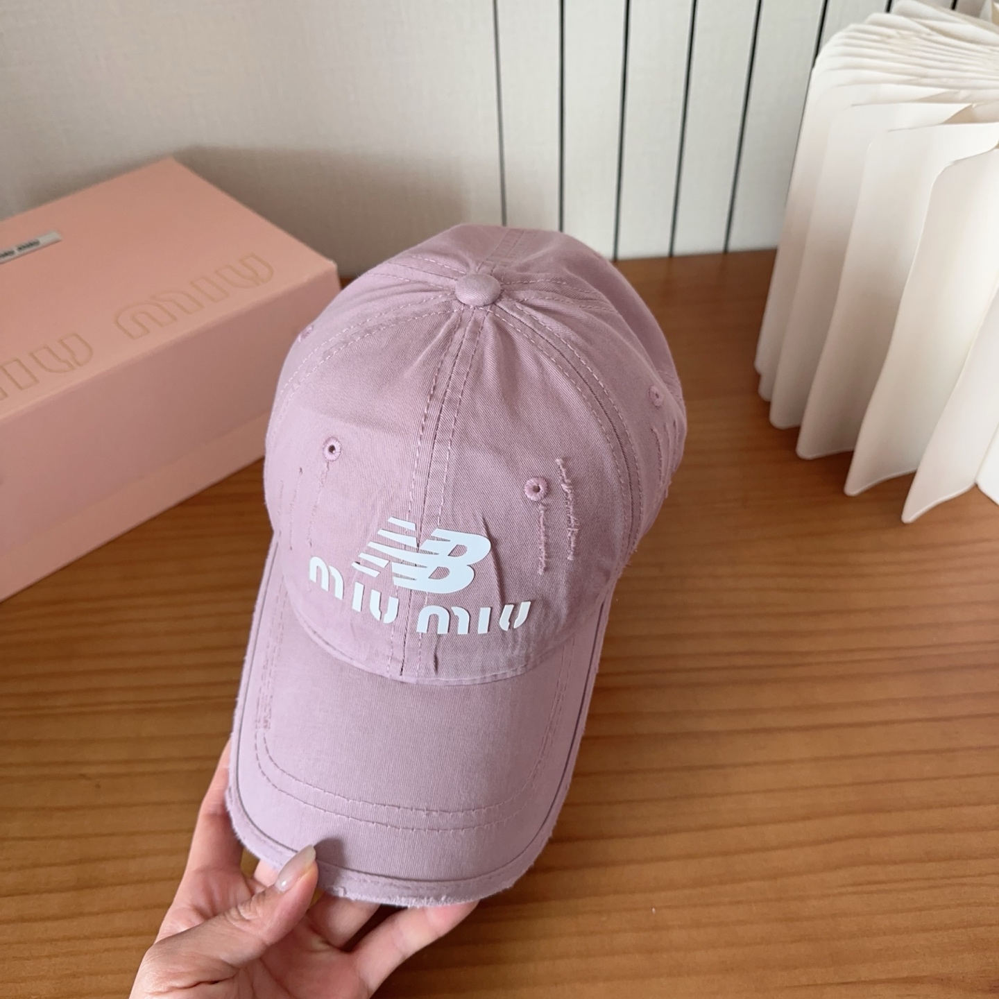 miumiu 缪缪新品棒球帽 原单正品开模订制，原版做工细致质量超赞！
