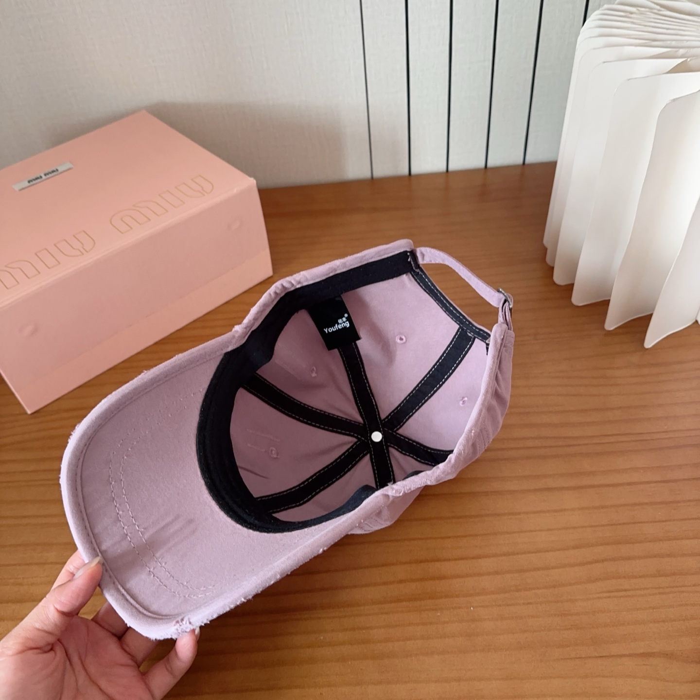miumiu 缪缪新品棒球帽 原单正品开模订制，原版做工细致质量超赞！