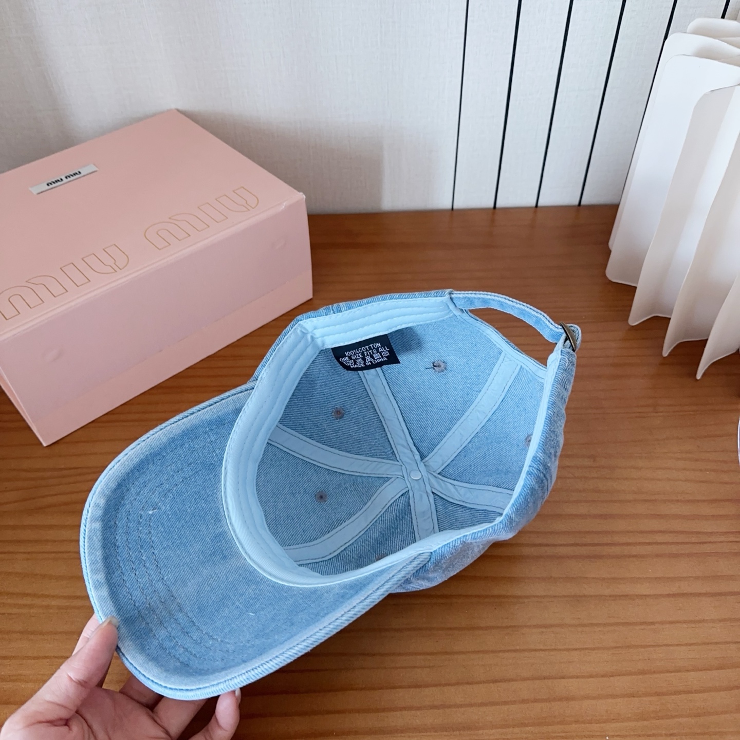 谬谬miumiu 原单 新款棒球帽，正品开模订制，原版做工细致质量超赞！