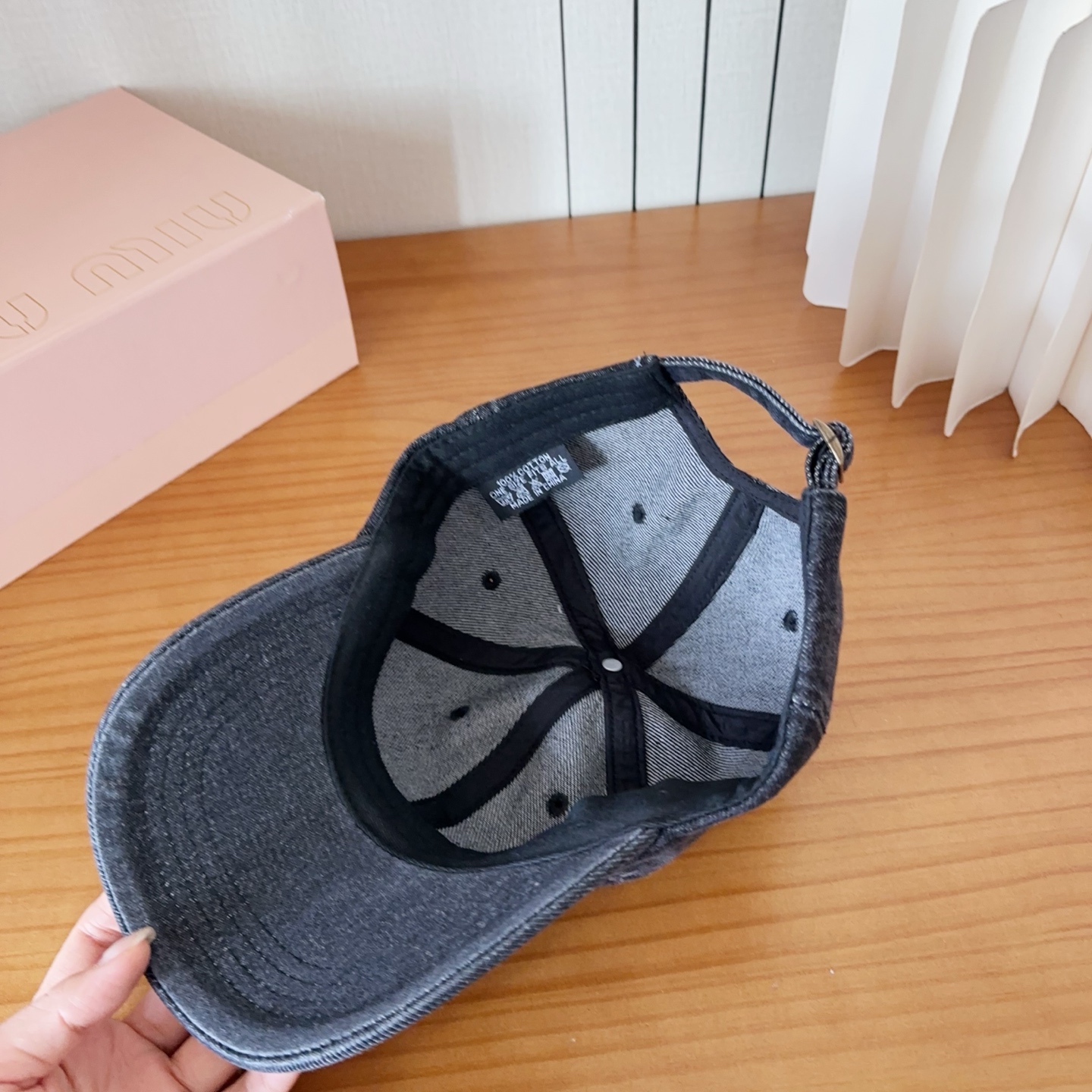 谬谬miumiu 原单 新款棒球帽，正品开模订制，原版做工细致质量超赞！