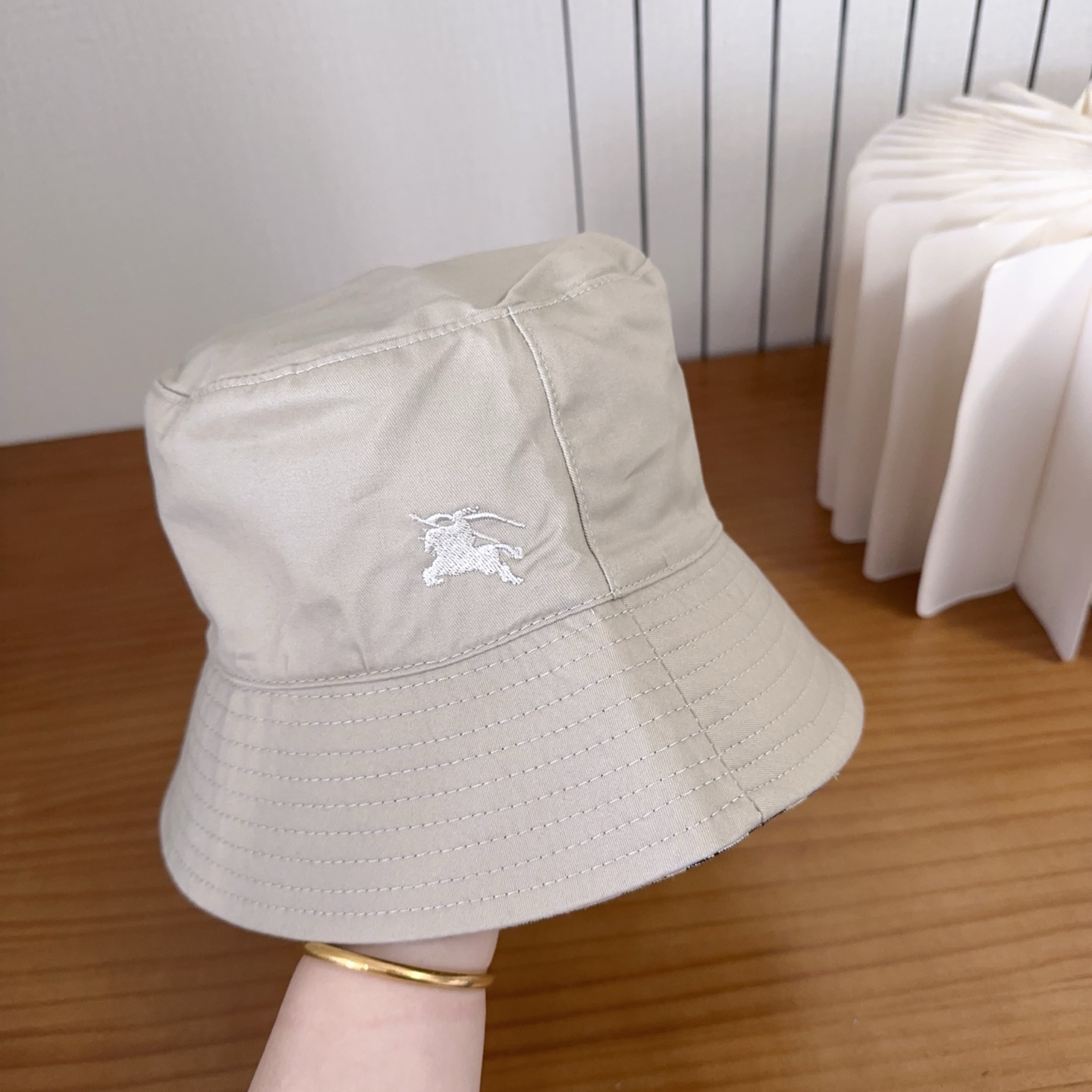 巴宝莉BURBERRY】🌸官网同步上线🎊 韩版新款英伦风定制款1:1原单品质 男女通用渔夫帽 高版品质质